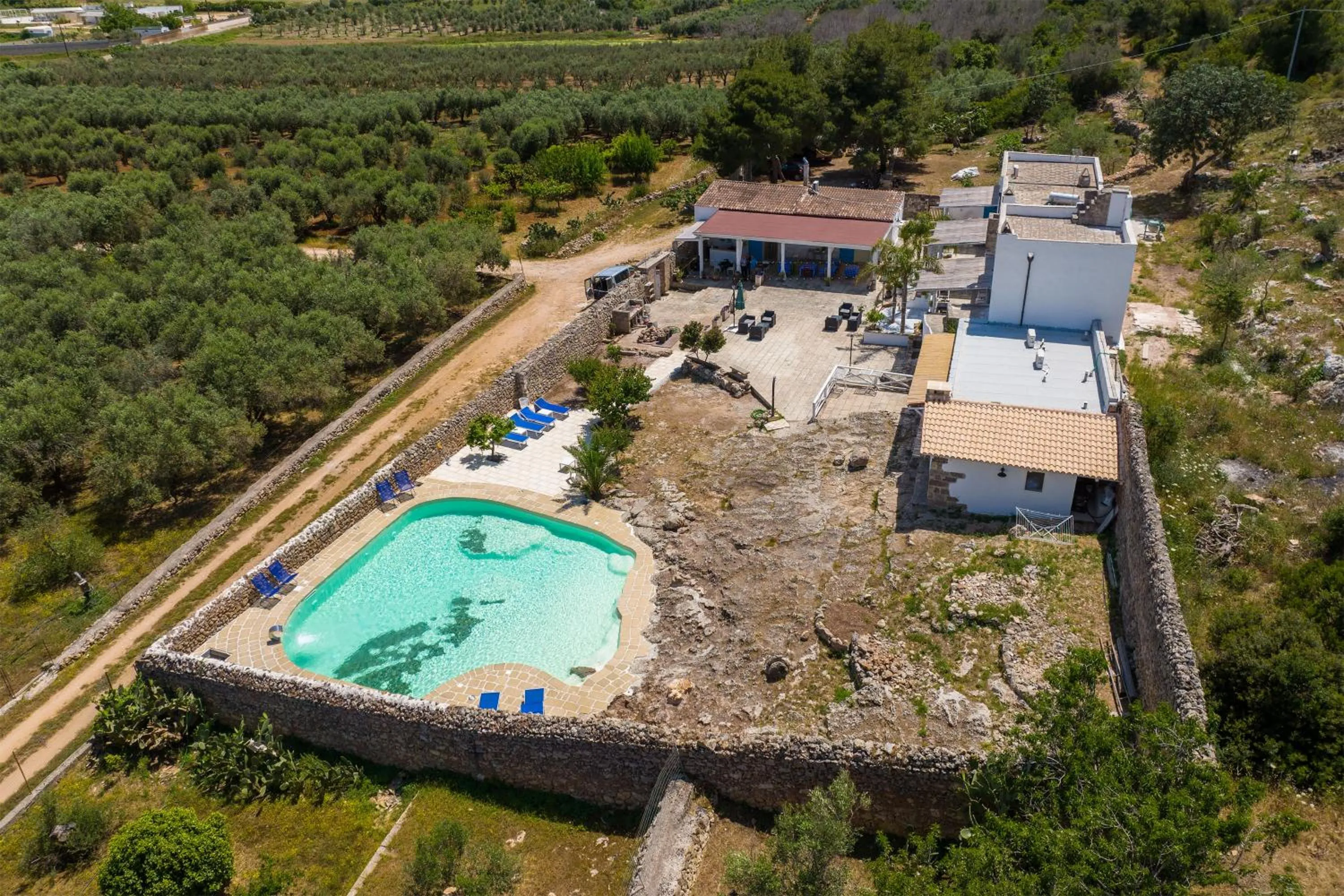 Bird's eye view in Masseria del Ninfeo