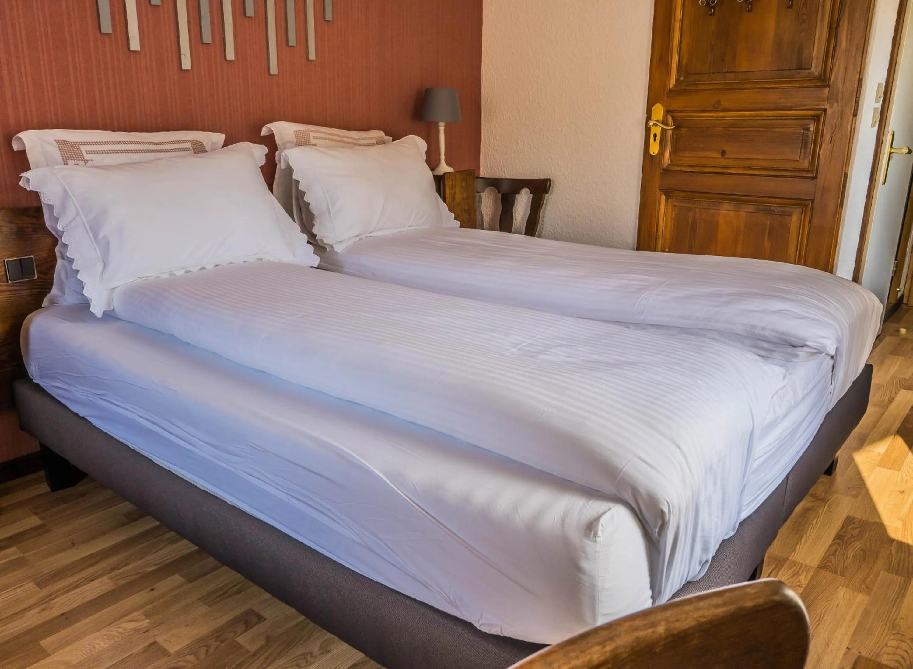 Bed in Hôtel Au Vieux Moulin