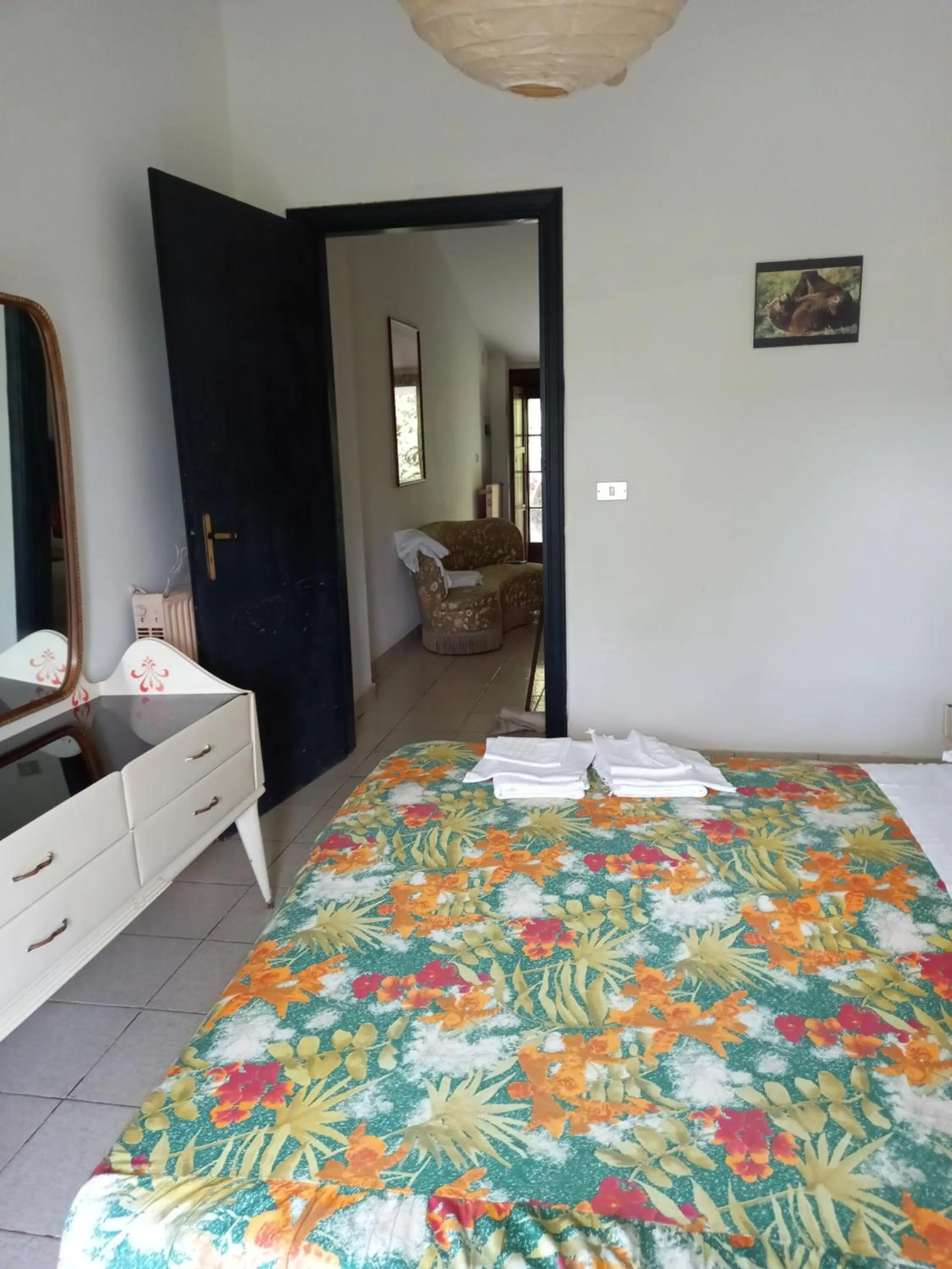 Bed in La casa nel bosco