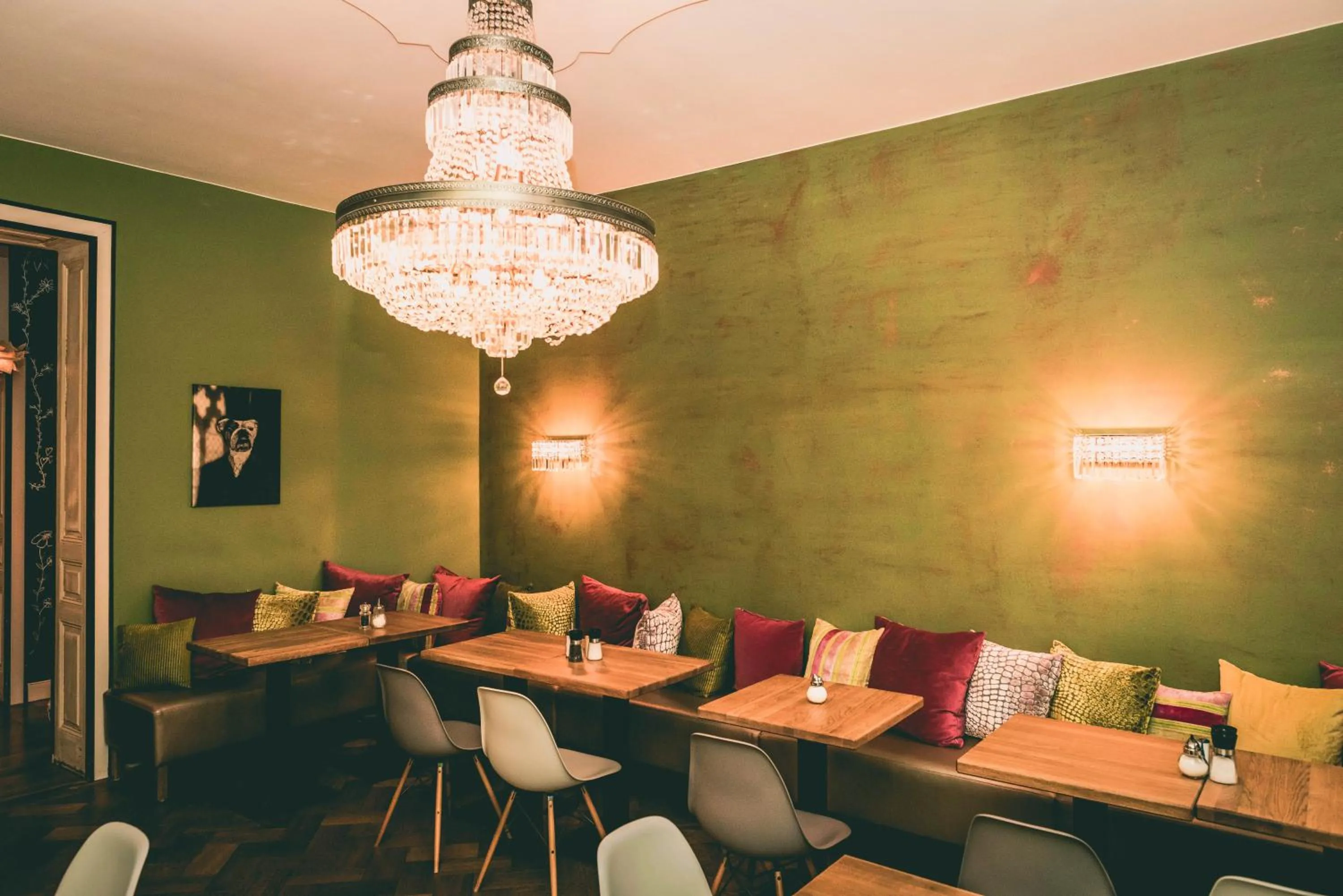 Living room in Hotel Villa Klemm - Wiesbaden City