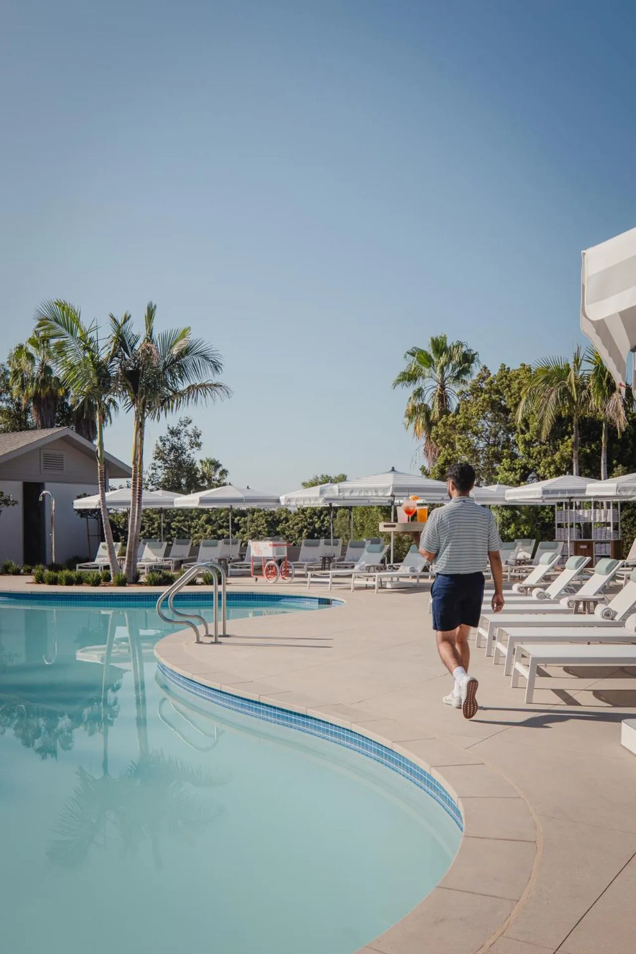 Swimming pool in The Langham Huntington, Pasadena
