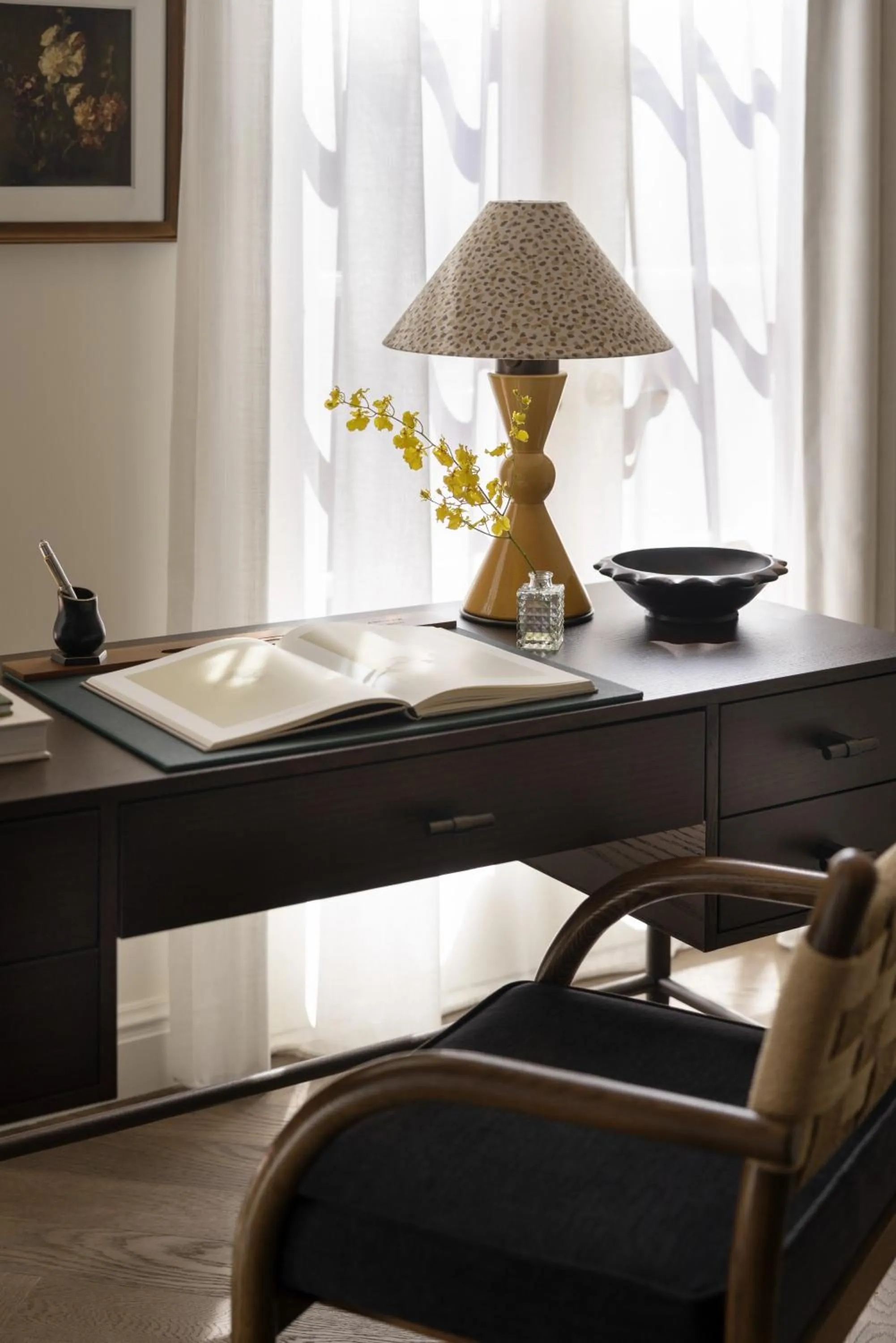 Decorative detail, Bed in The Langham Huntington, Pasadena