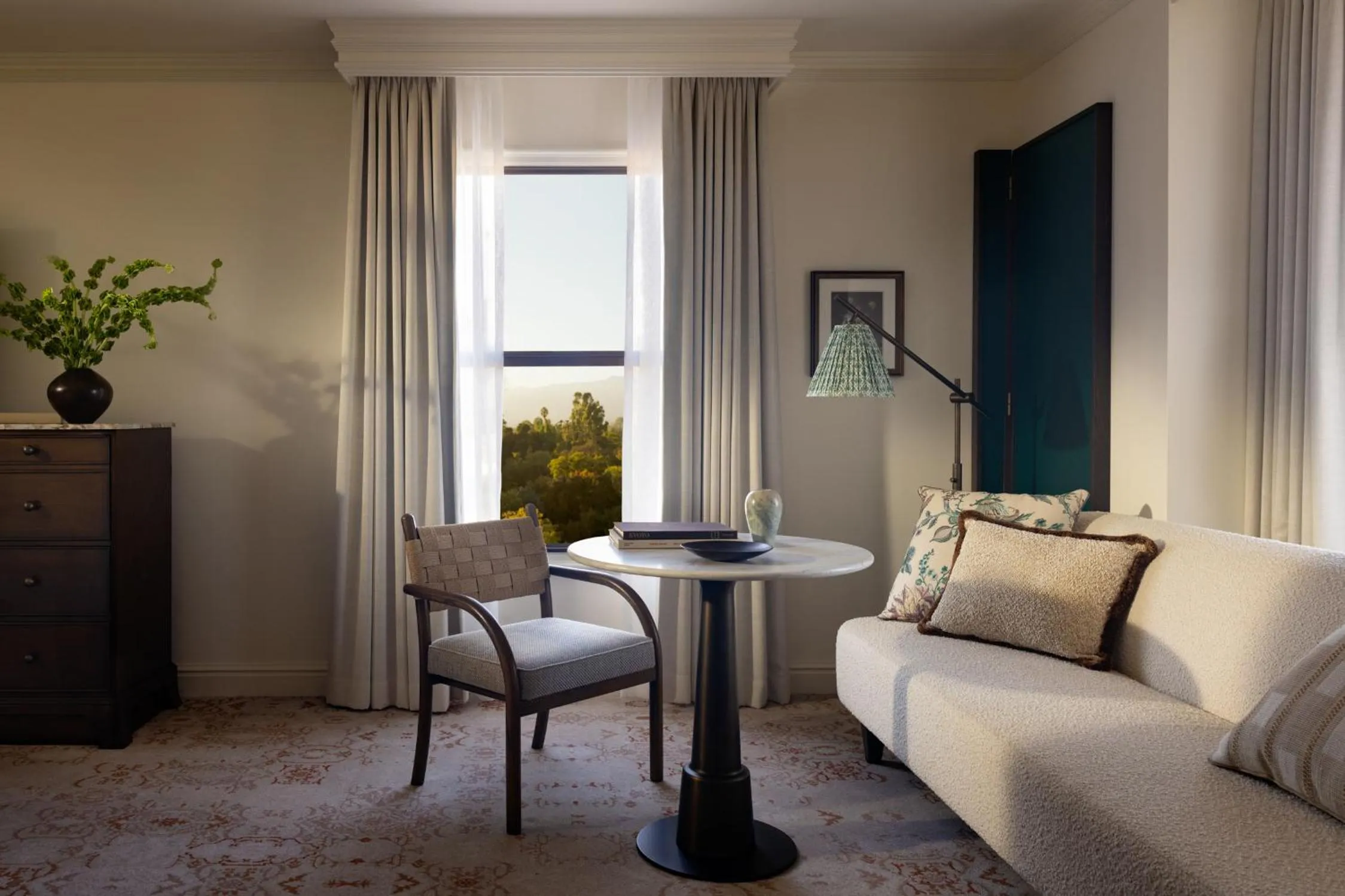 Seating area in The Langham Huntington, Pasadena