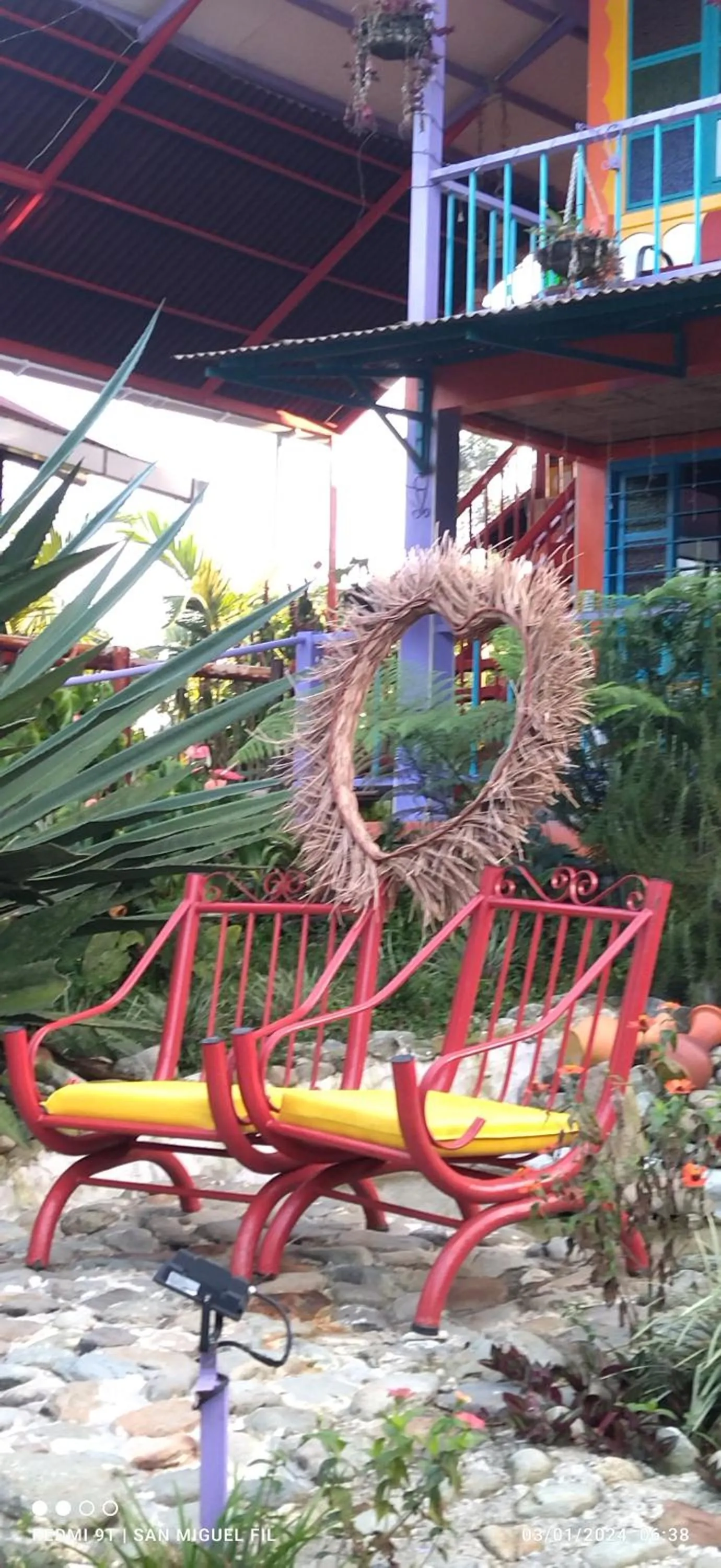 Decorative detail in Finca San Miguel Filandia