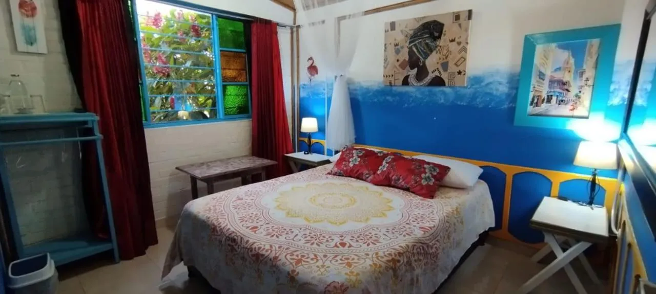 Bed in Finca San Miguel Filandia
