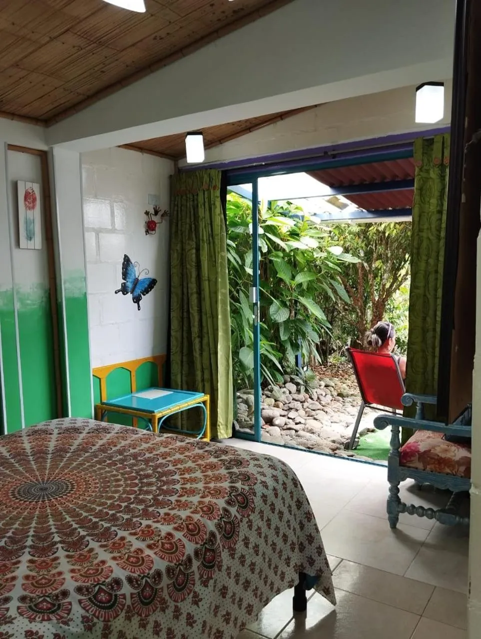 Inner courtyard view in Finca San Miguel Filandia