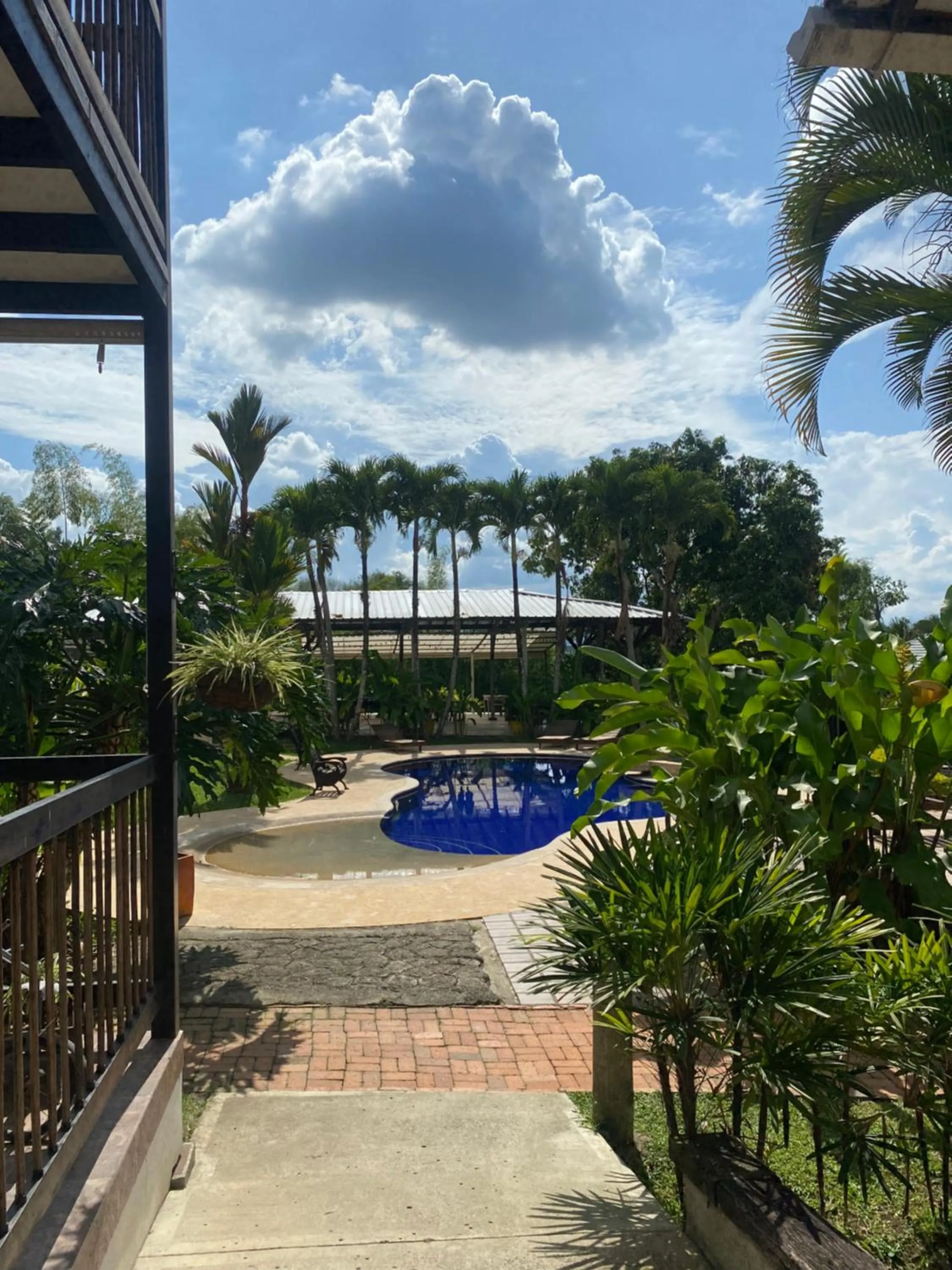 Pool view in Villa Juana Hotel