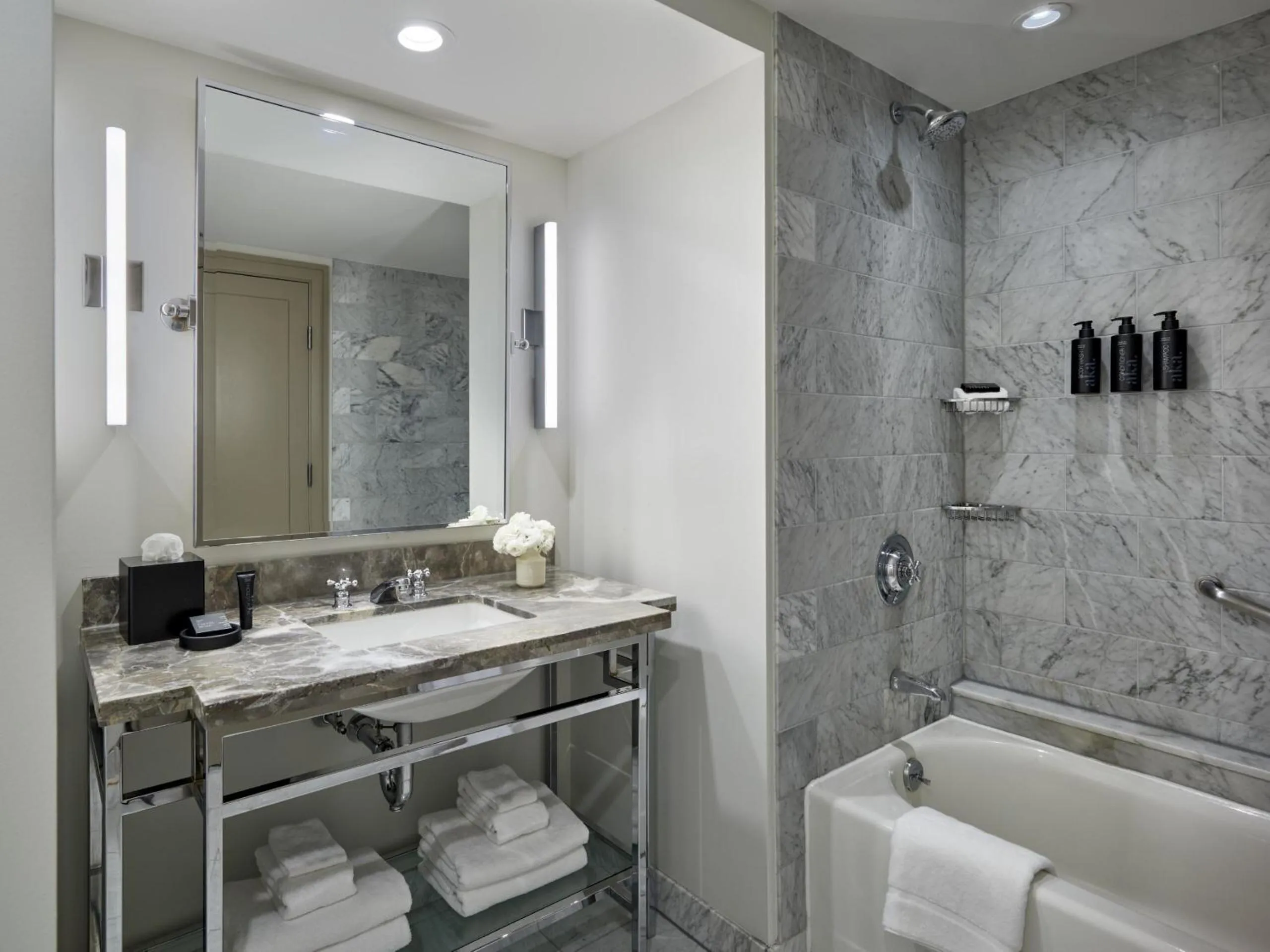 Bathroom in Hotel AKA Boston Common