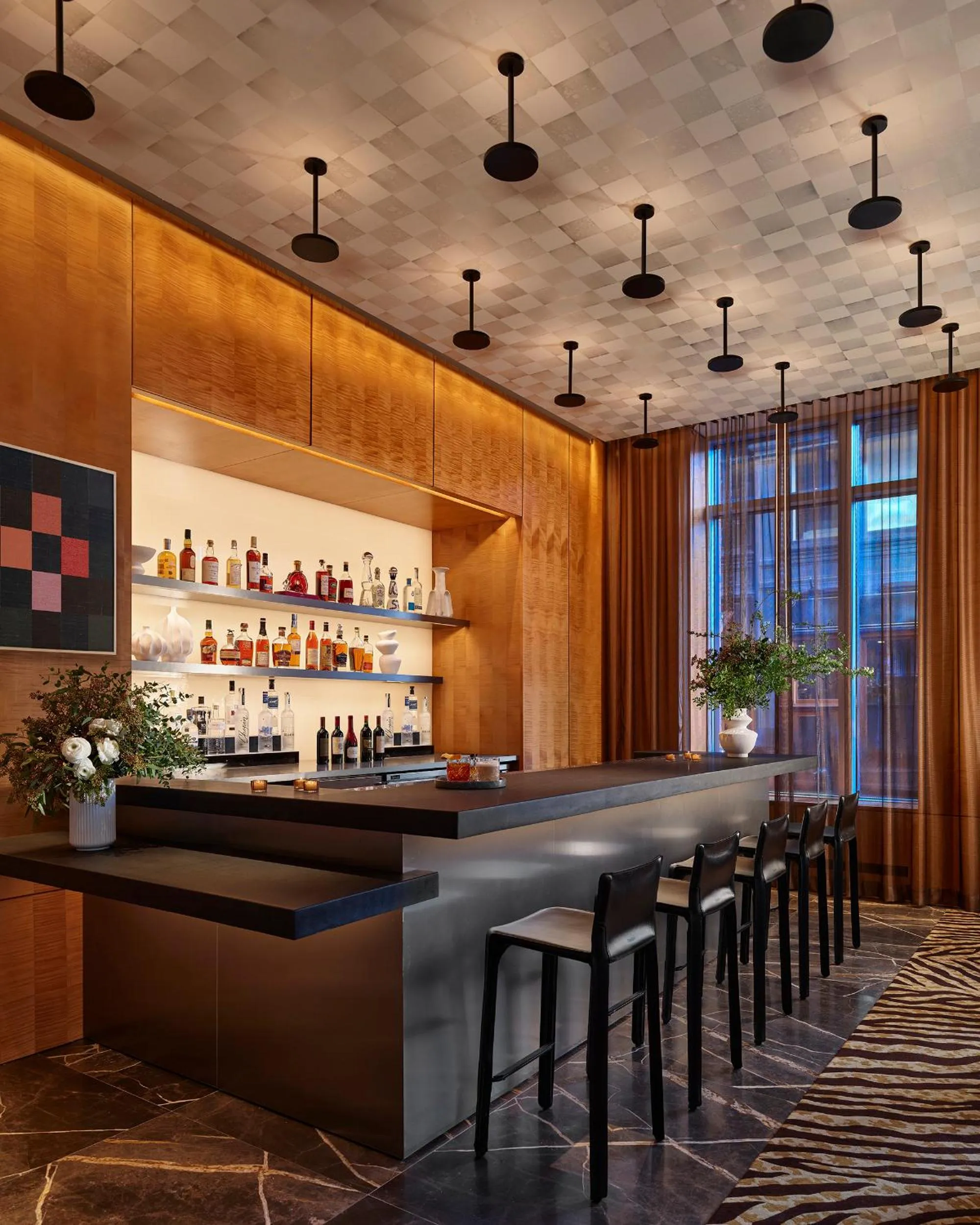 Lounge or bar in Hotel AKA Boston Common