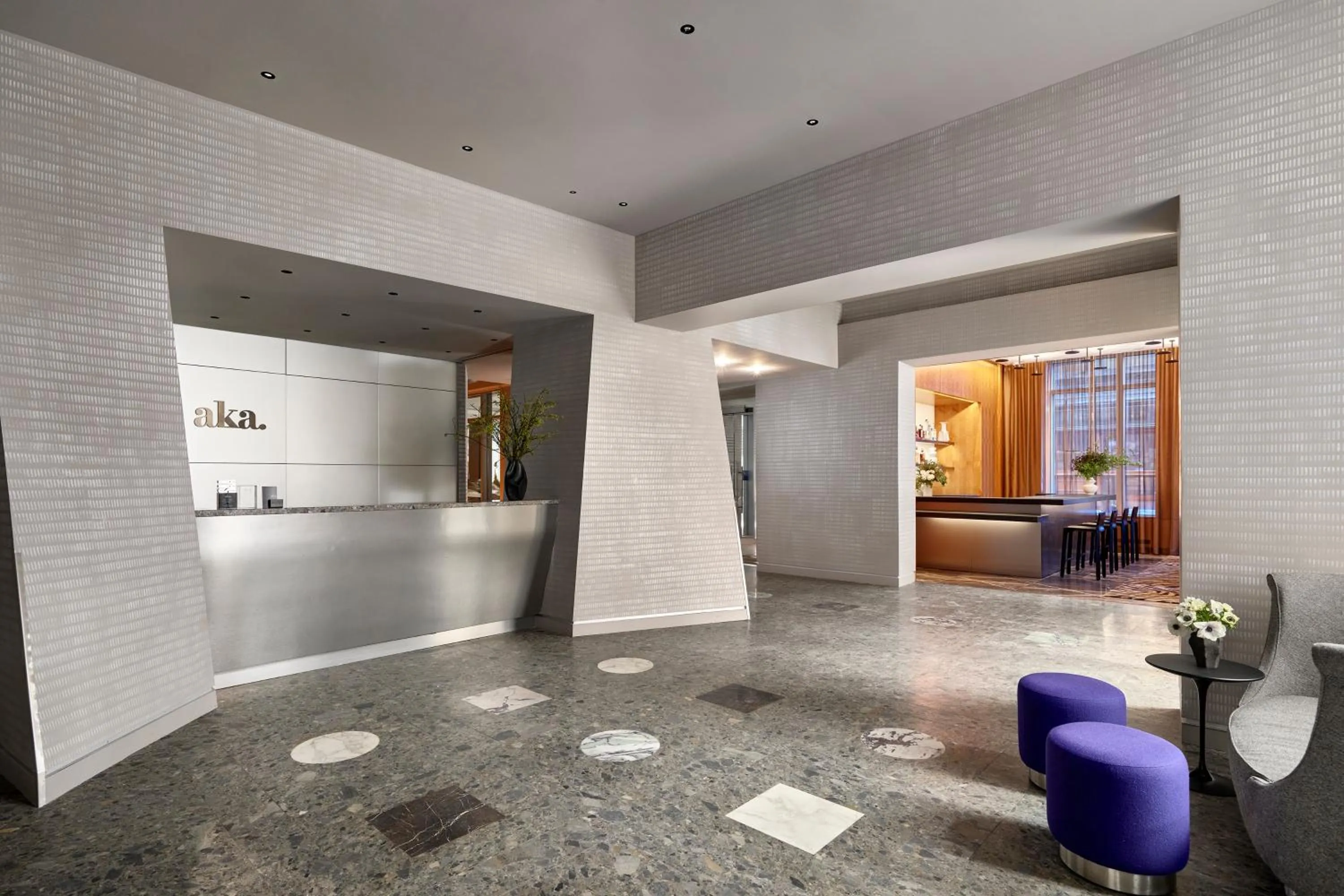 Lobby or reception in Hotel AKA Boston Common