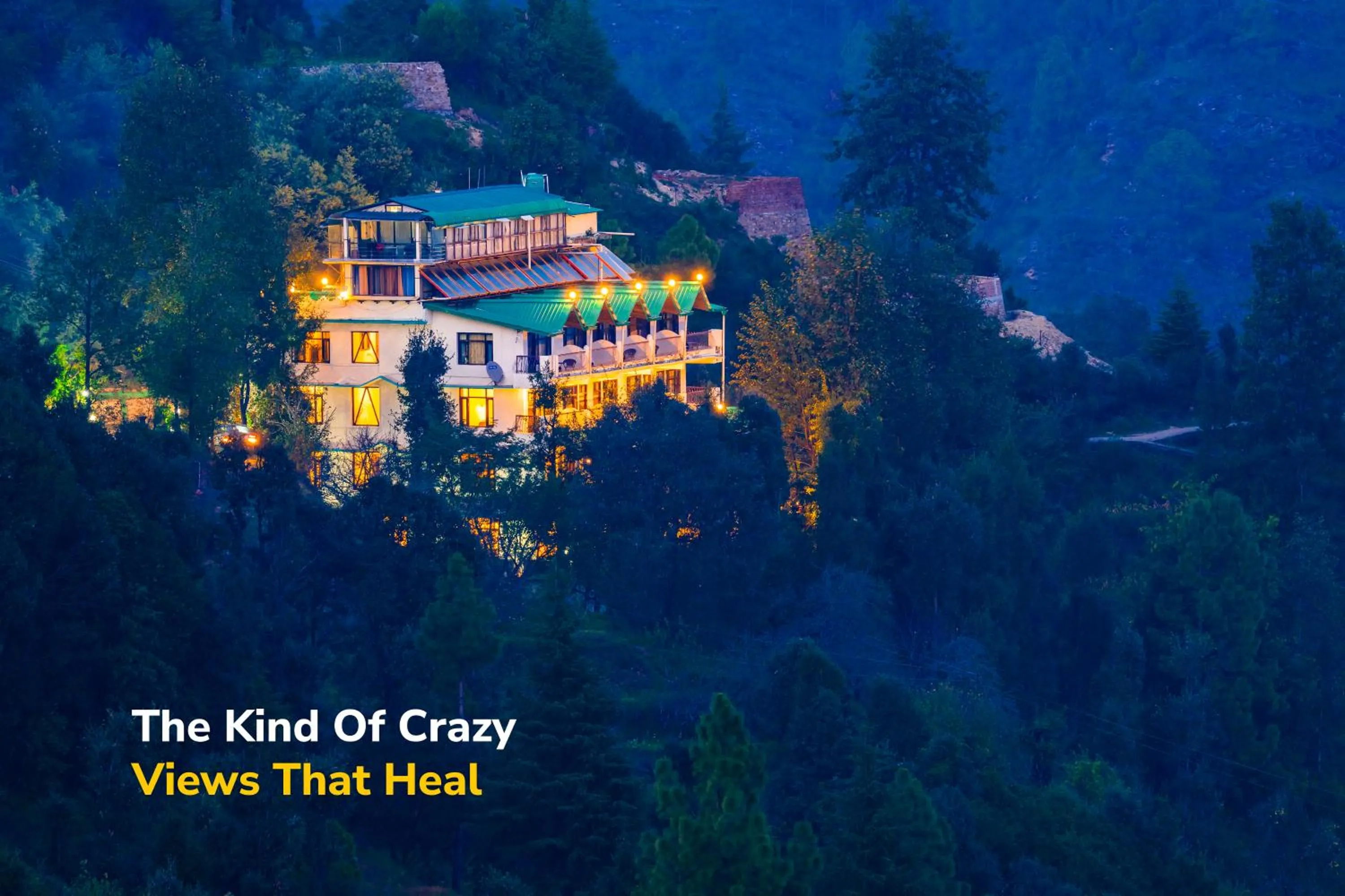 Property building in goSTOPS Mukteshwar - Private Rooms and Dorms