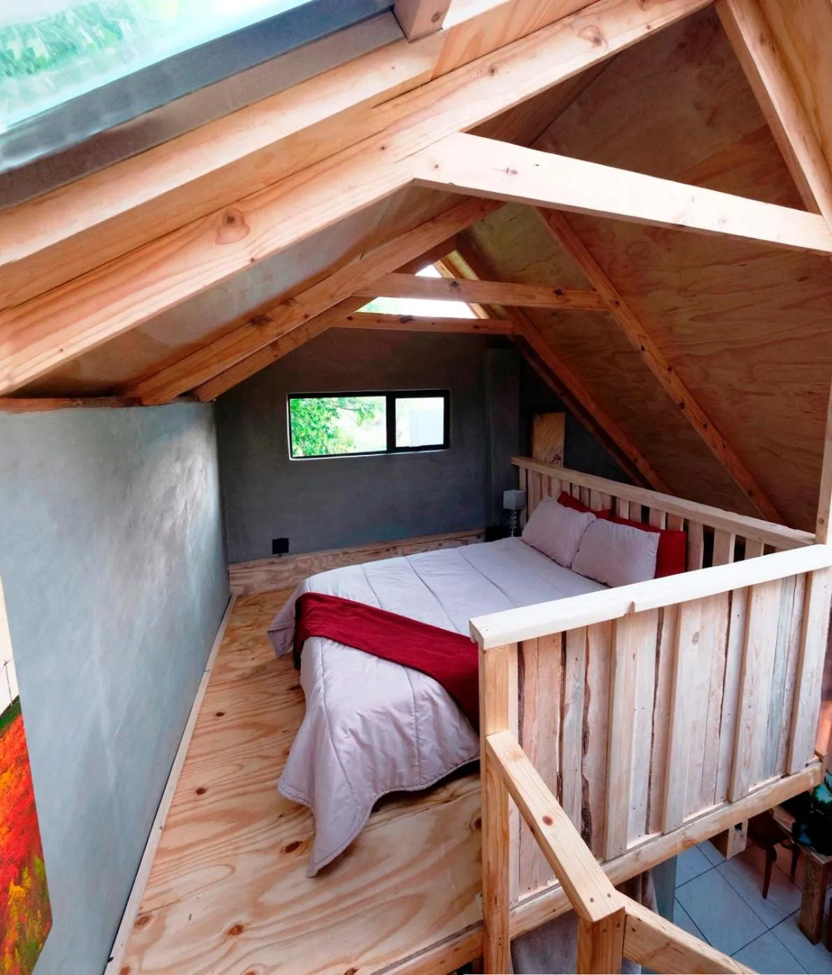 Bedroom, Bed in Little Forest Farm