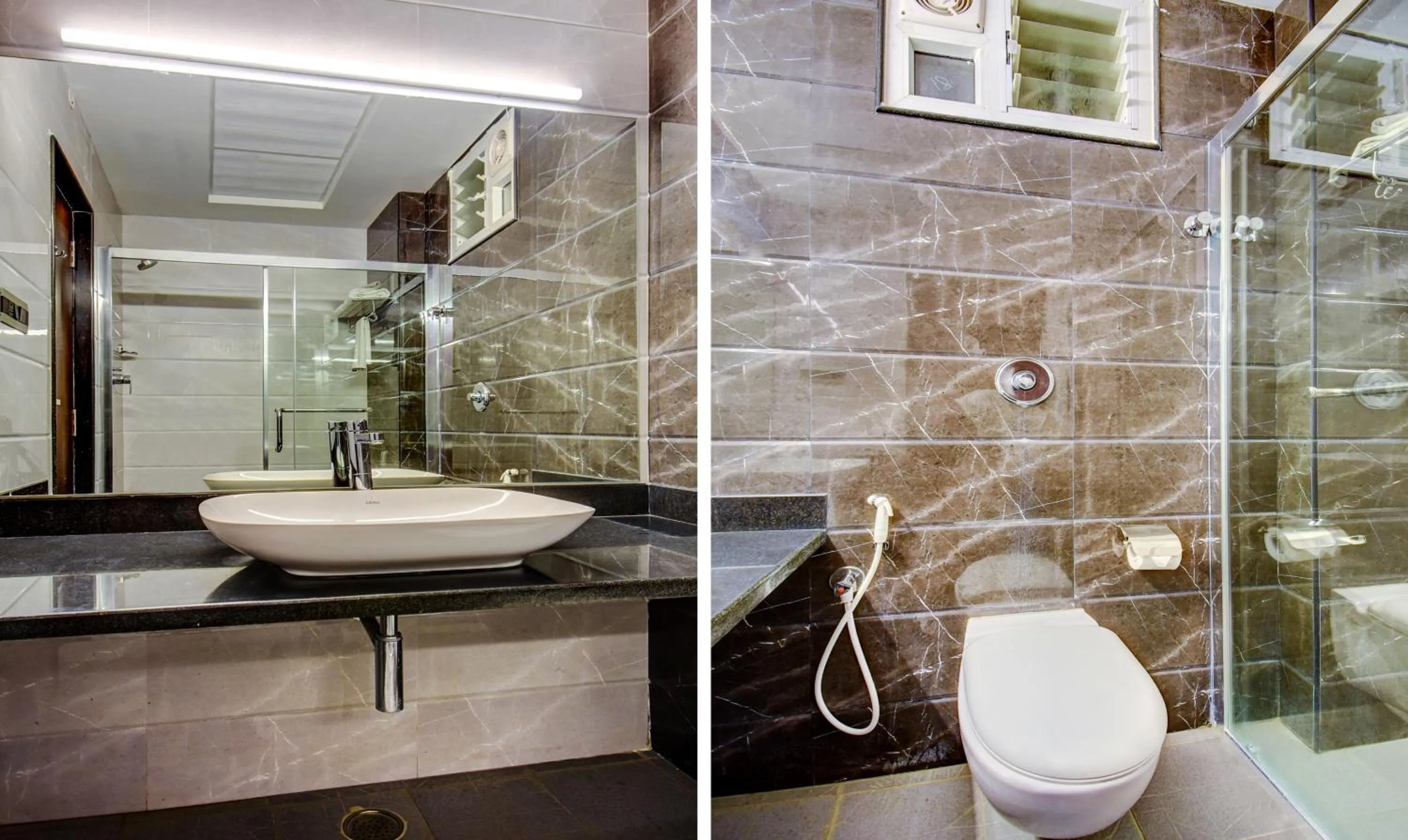 Bathroom in Treebo Primeland Suites