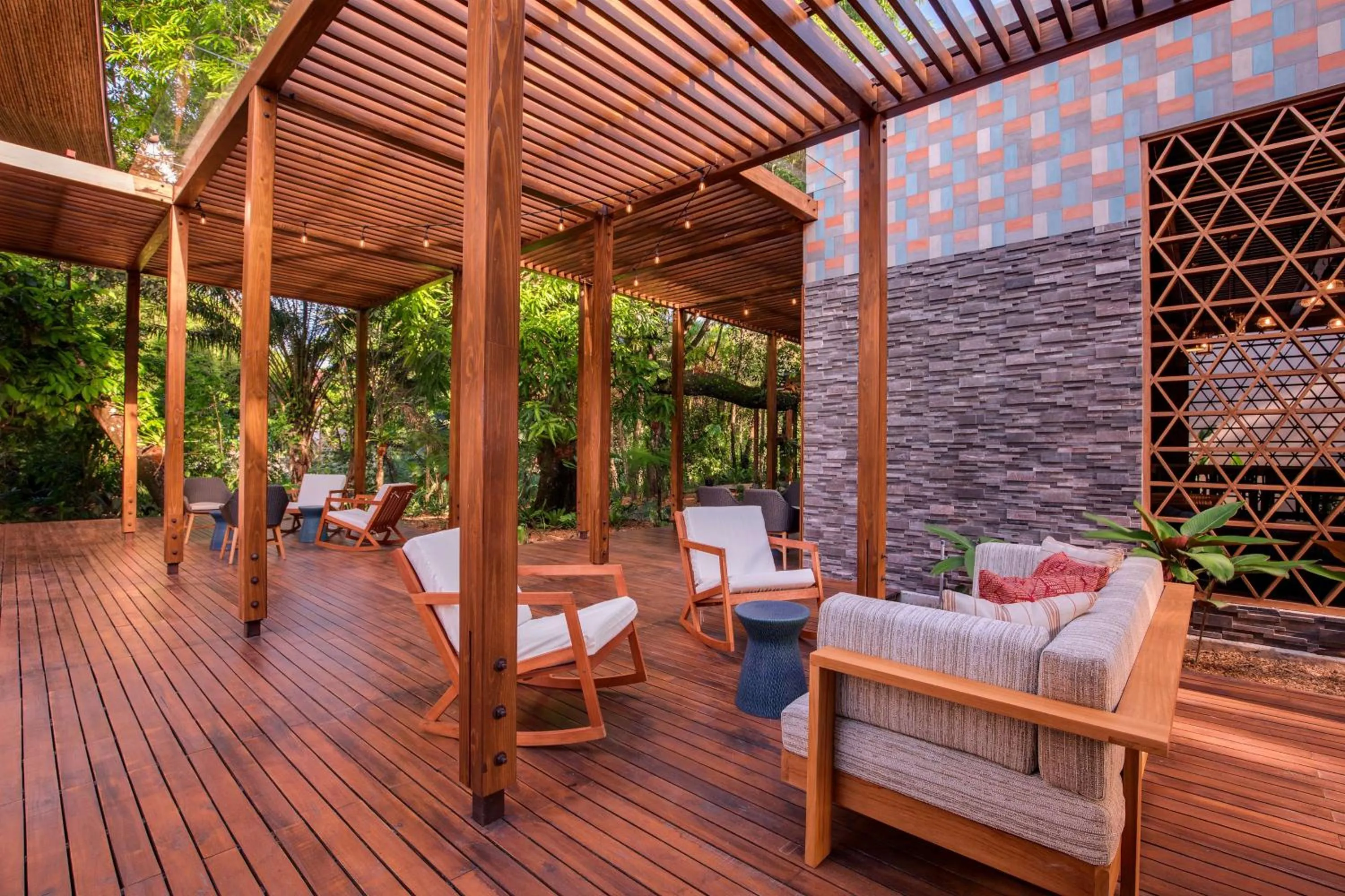 Patio in Botanika Osa Peninsula, Curio Collection By Hilton