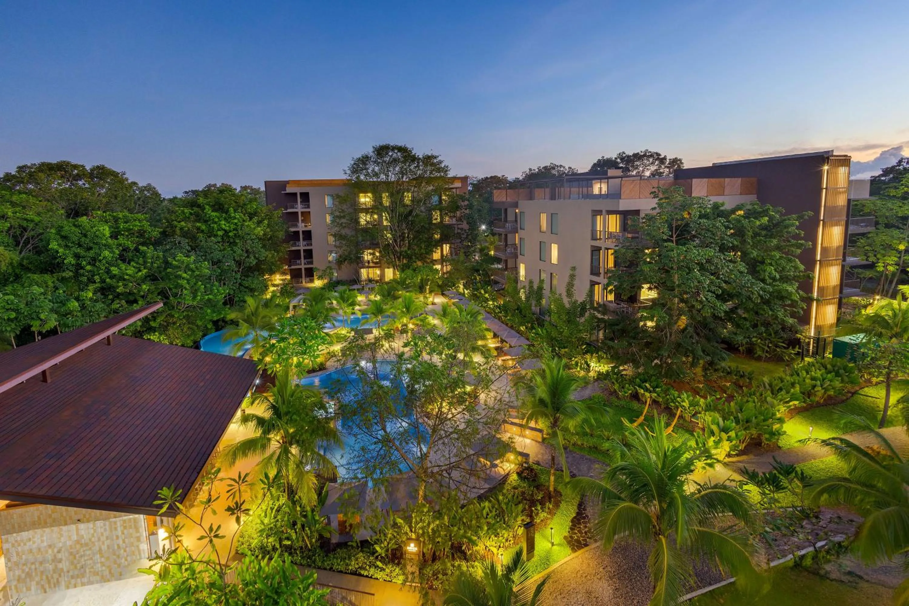 Pool view in Botanika Osa Peninsula, Curio Collection By Hilton