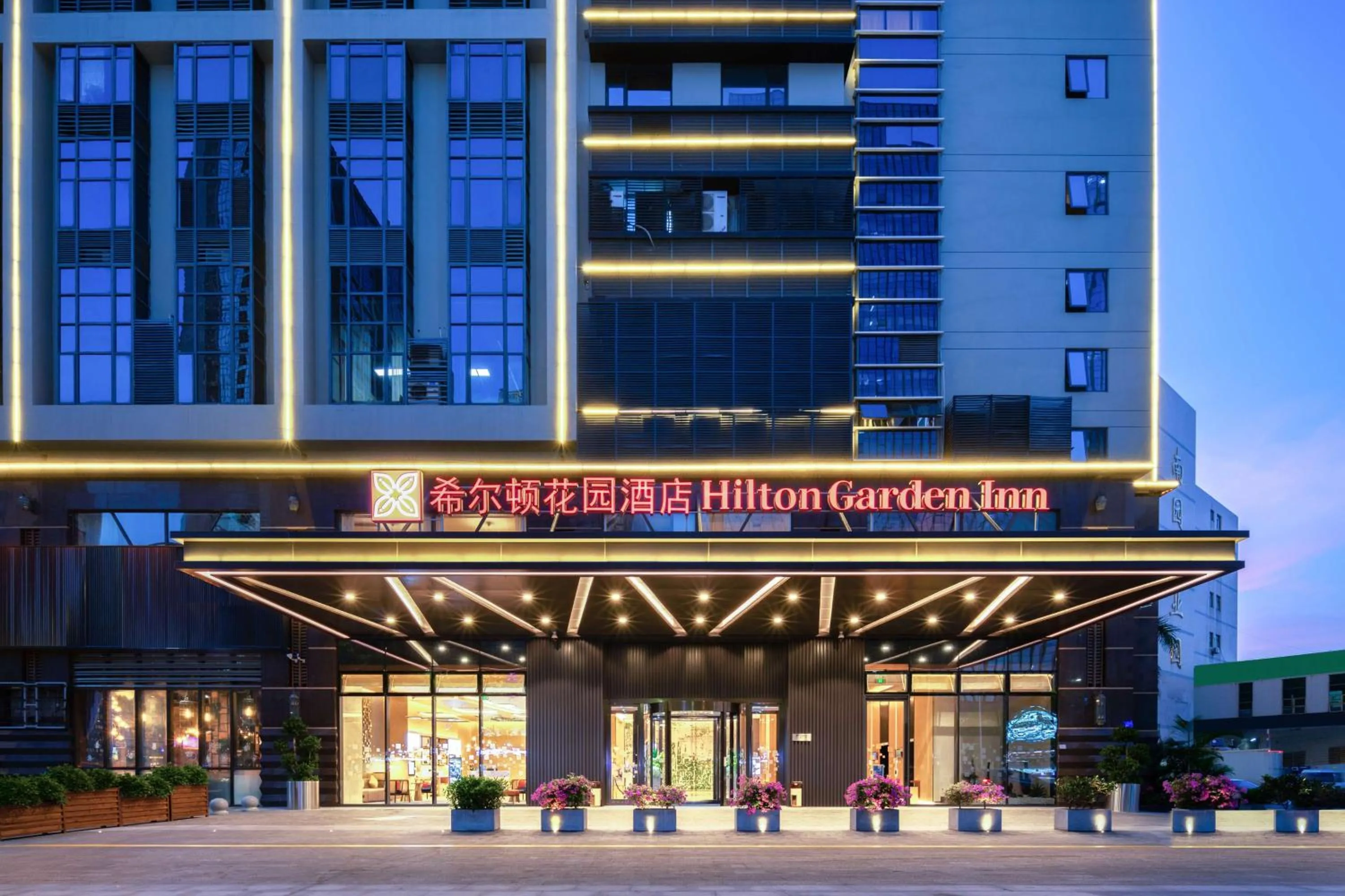 Property building in Hilton Garden Inn Shenzhen Nanshan Avenue