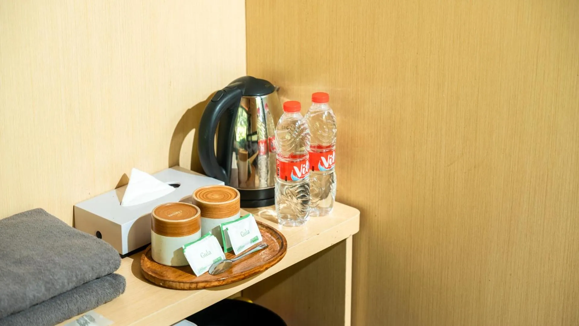 minibar in Bobocabin Ranca Upas, Bandung