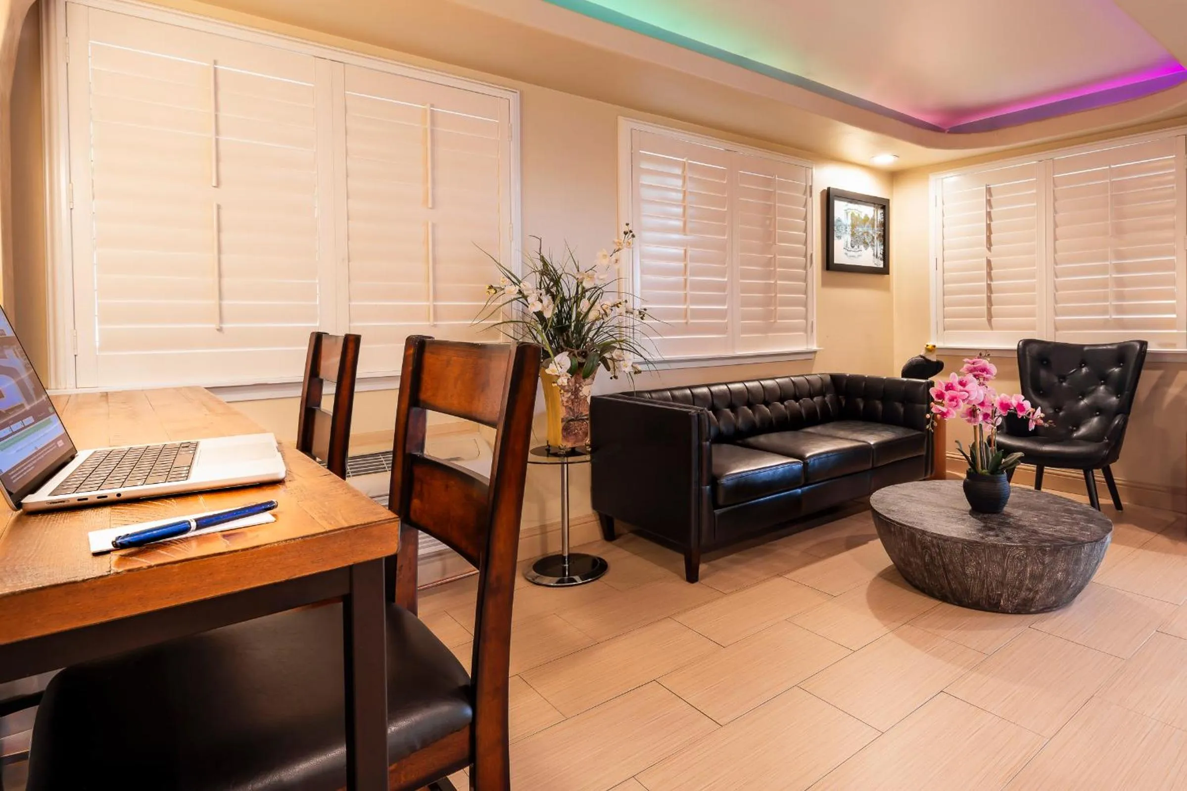 Seating area in Hotel Mira Vista