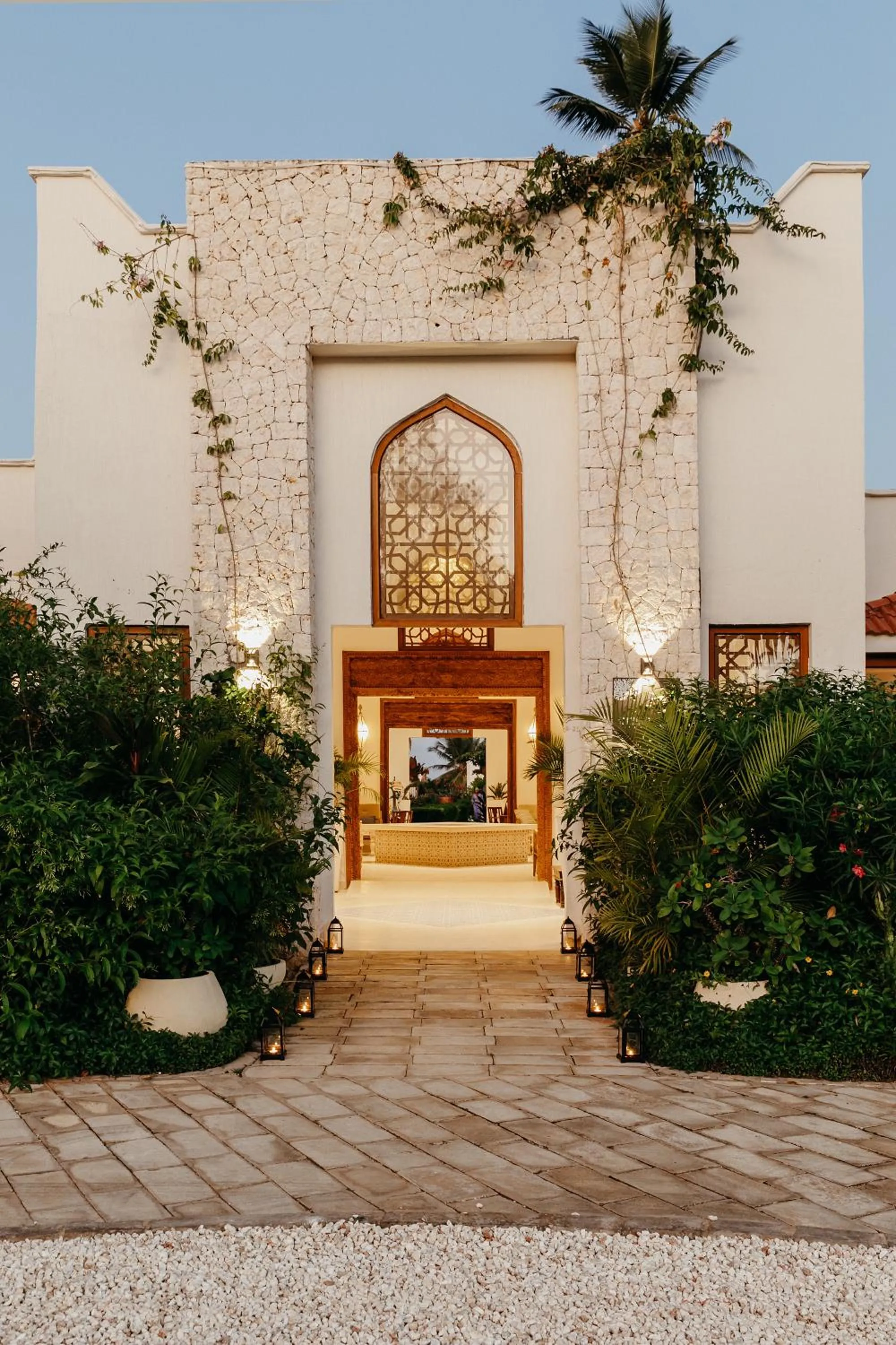 Facade/entrance in LUX* Marijani Zanzibar