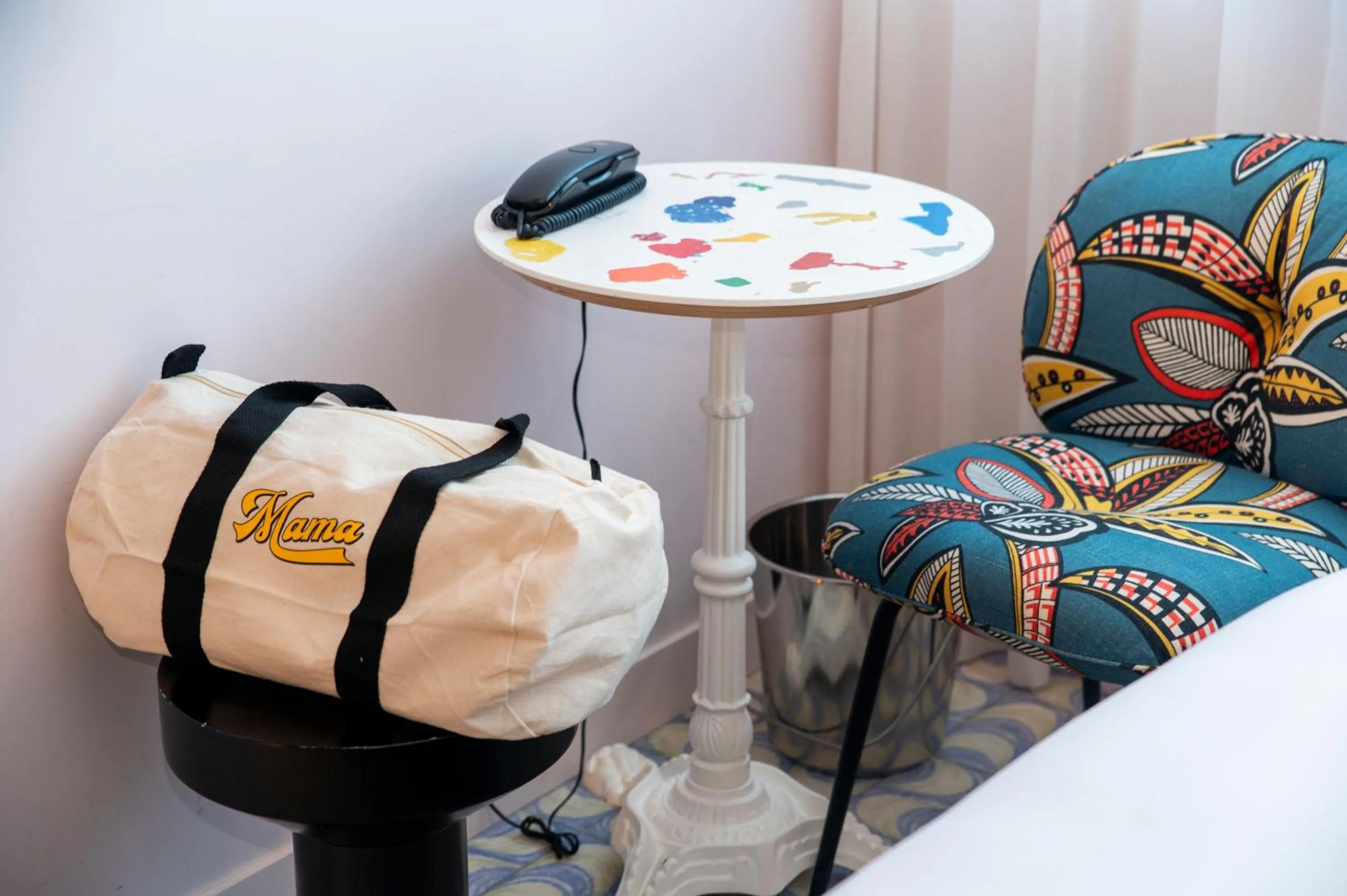 Bedroom in Mama Shelter Lisboa