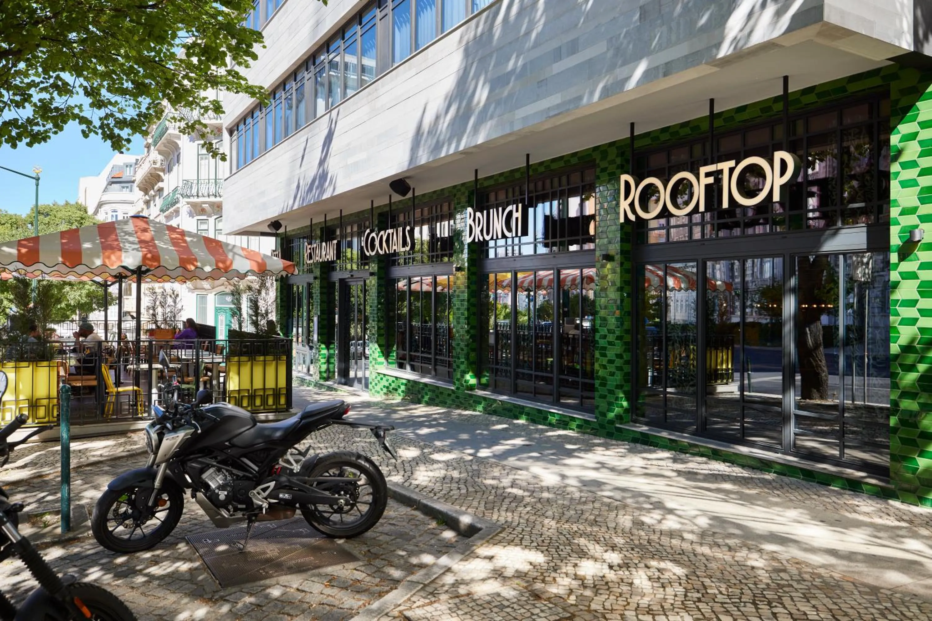 Facade/entrance in Mama Shelter Lisboa