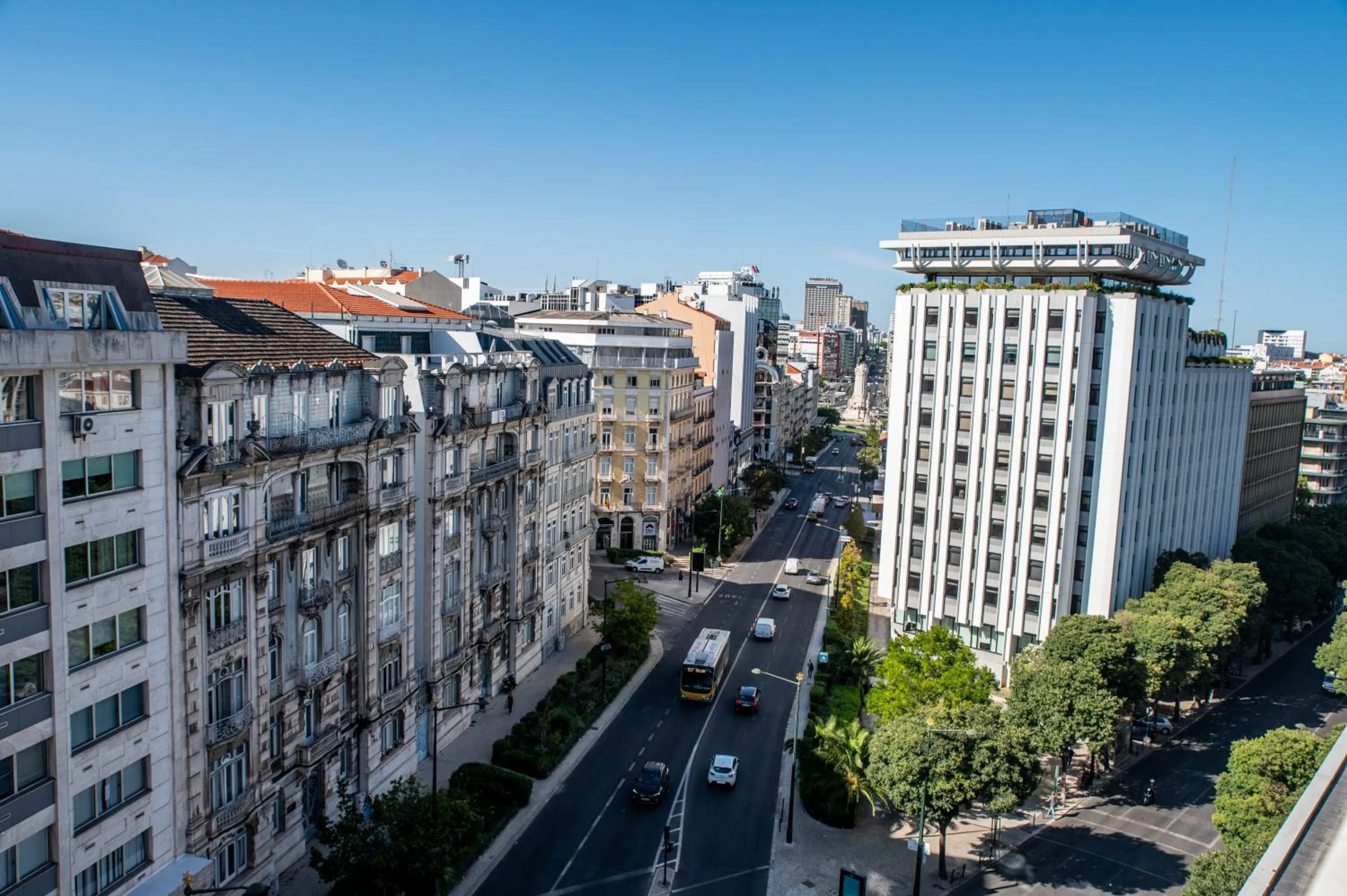 City view in Mama Shelter Lisboa