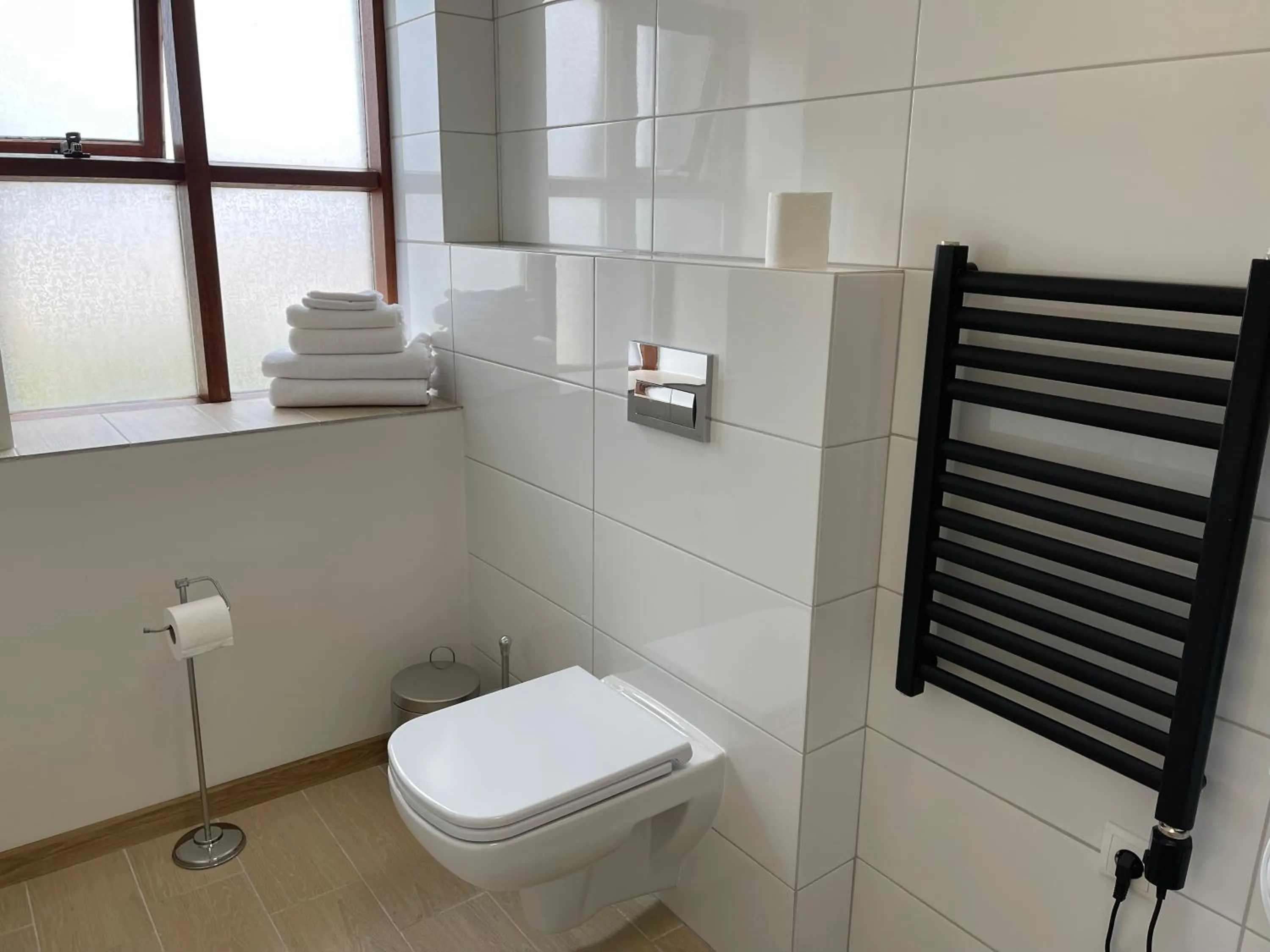 Bathroom in Helgrindur Guesthouse