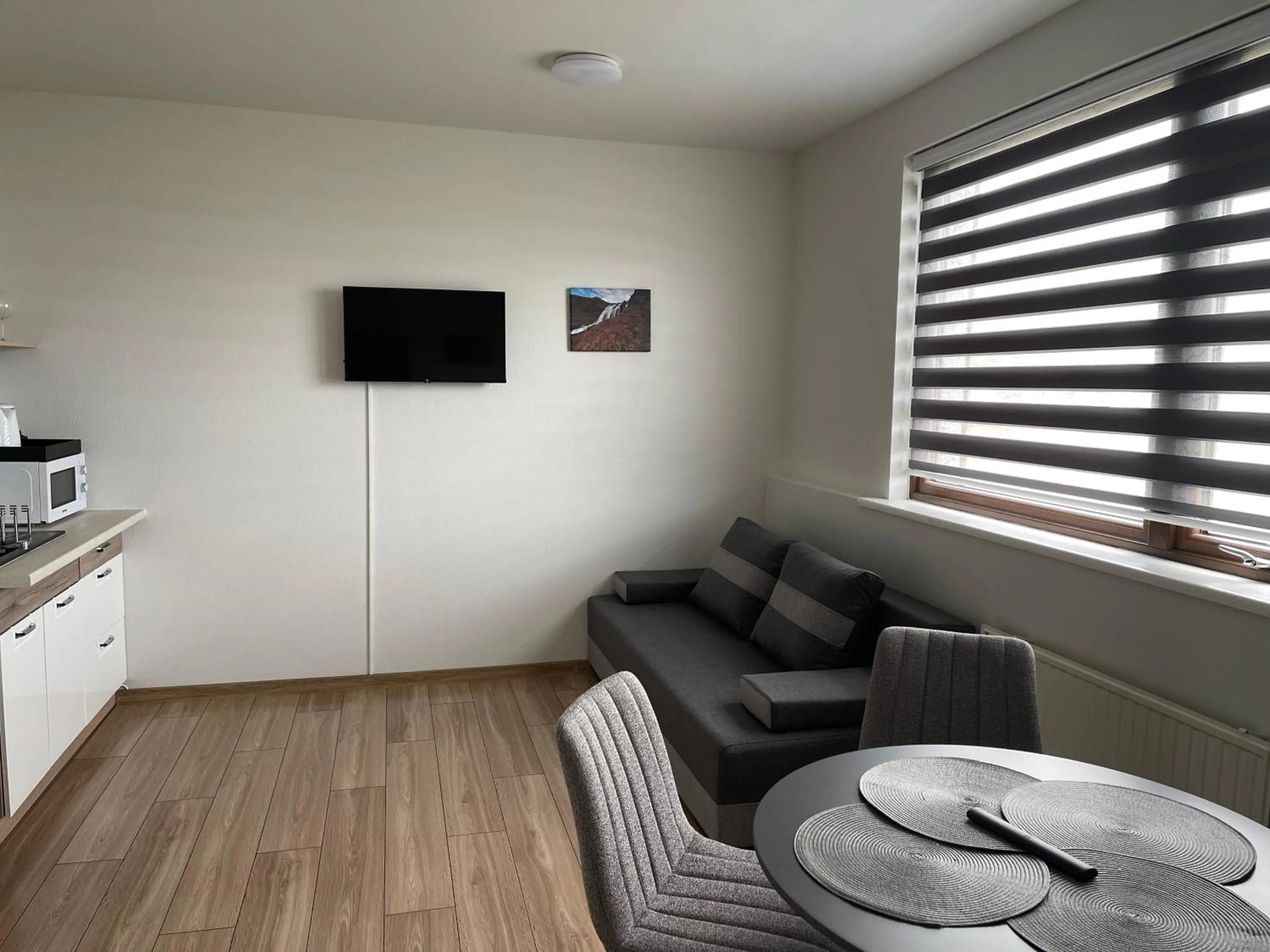 Seating area in Helgrindur Guesthouse