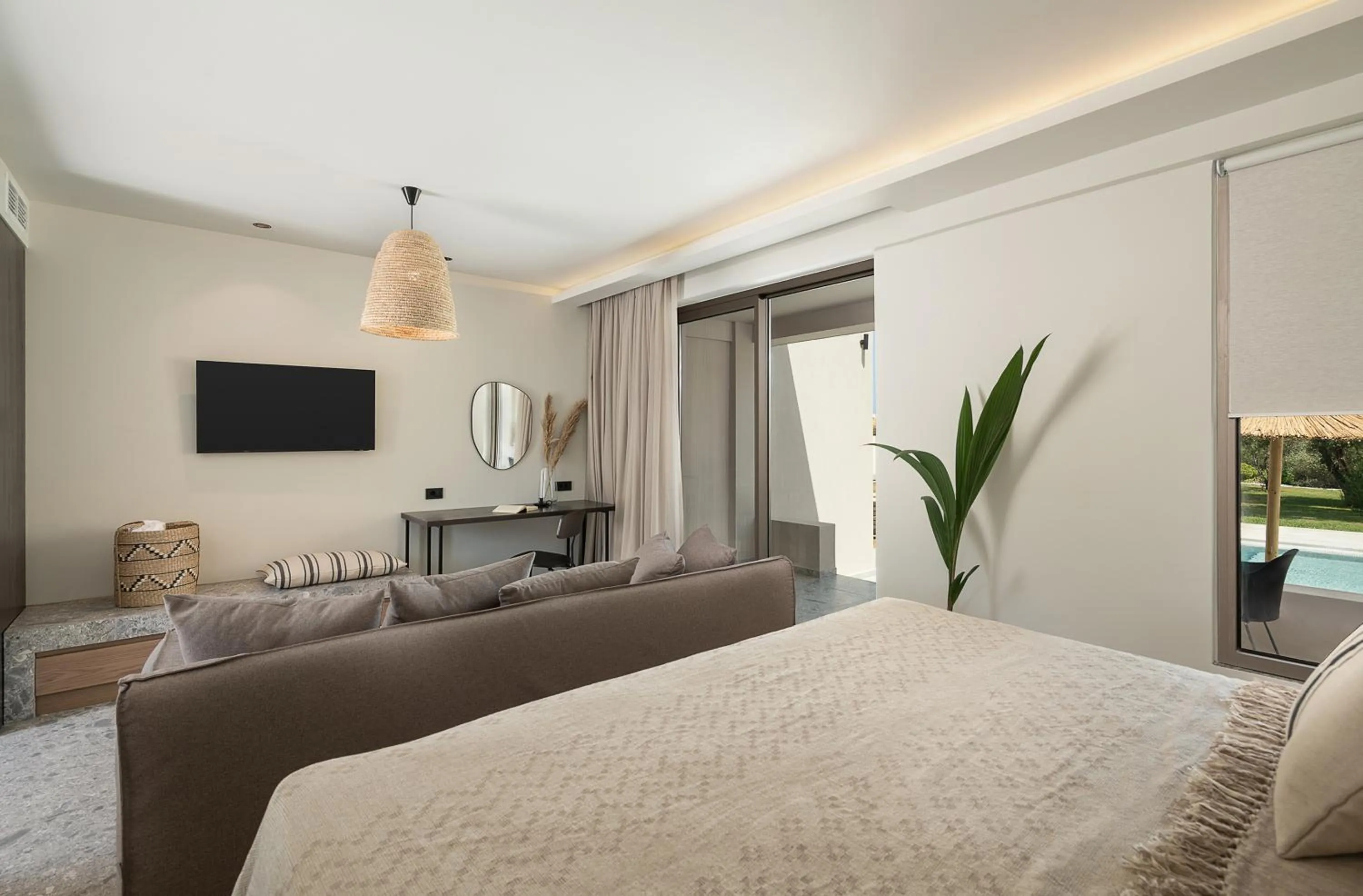 Photo of the whole room, Bed in Casa Nostos