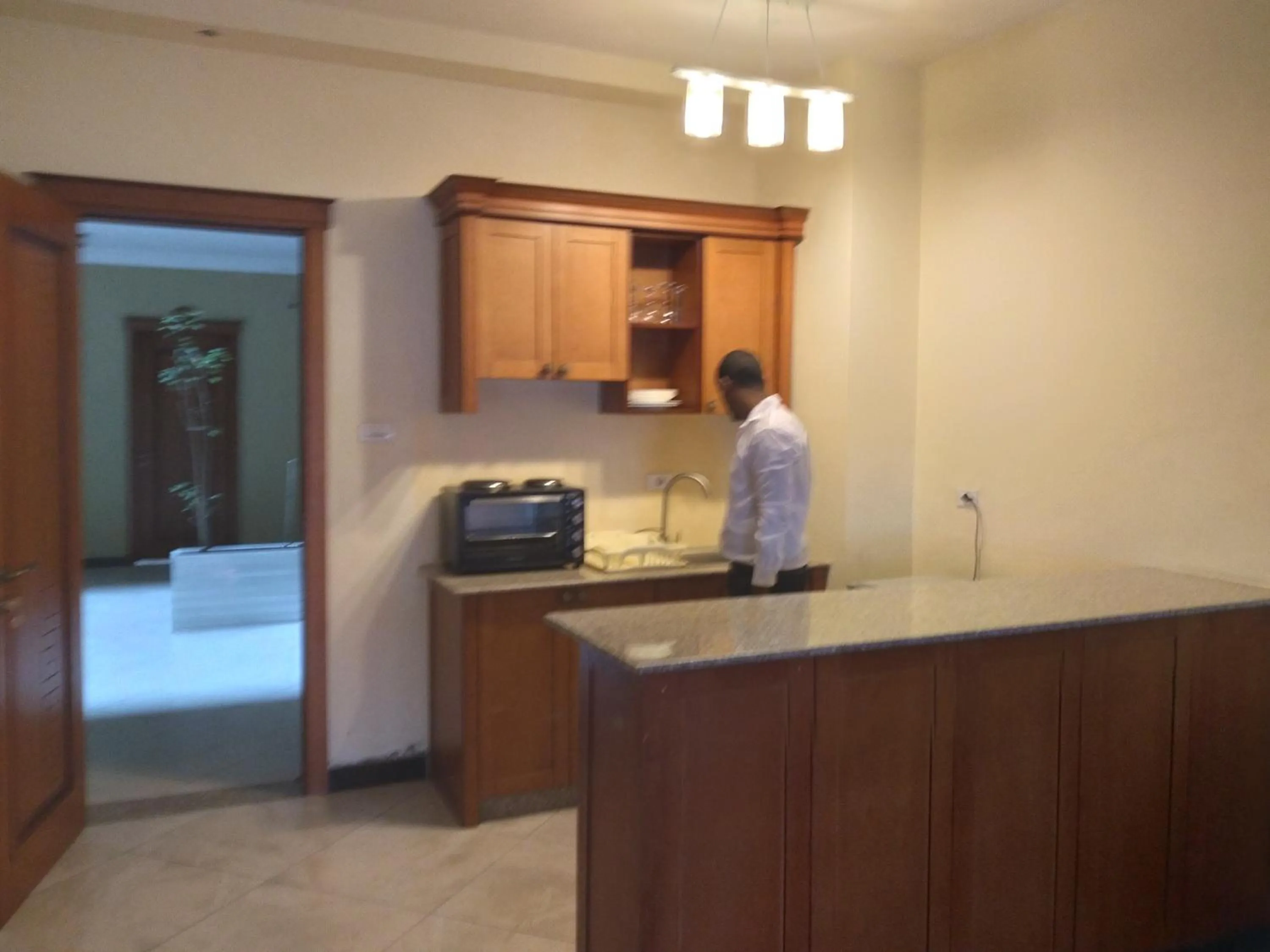 Kitchen or kitchenette in Daisy Hotel