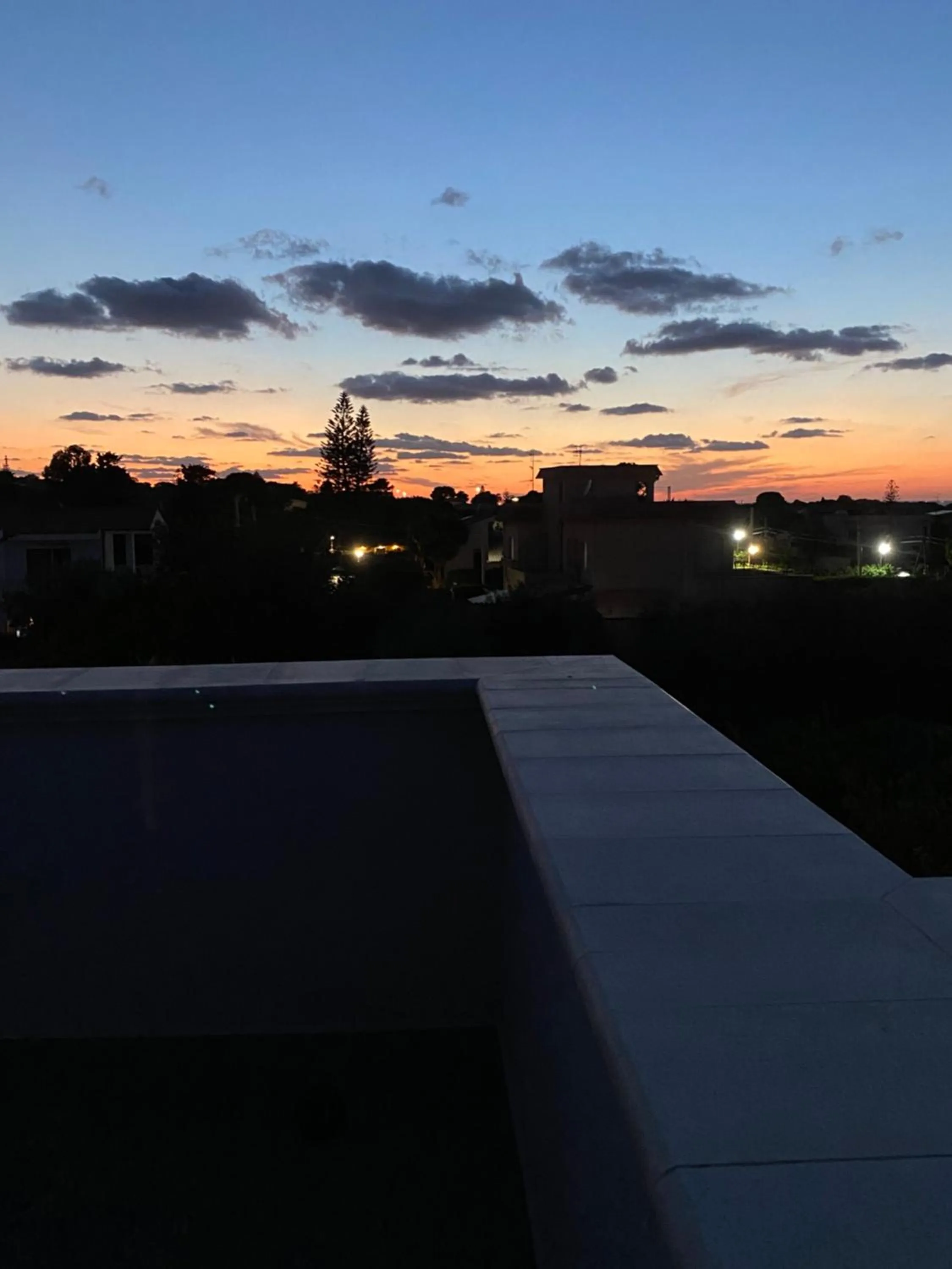 Sunset in B&B Torre Pozzillo