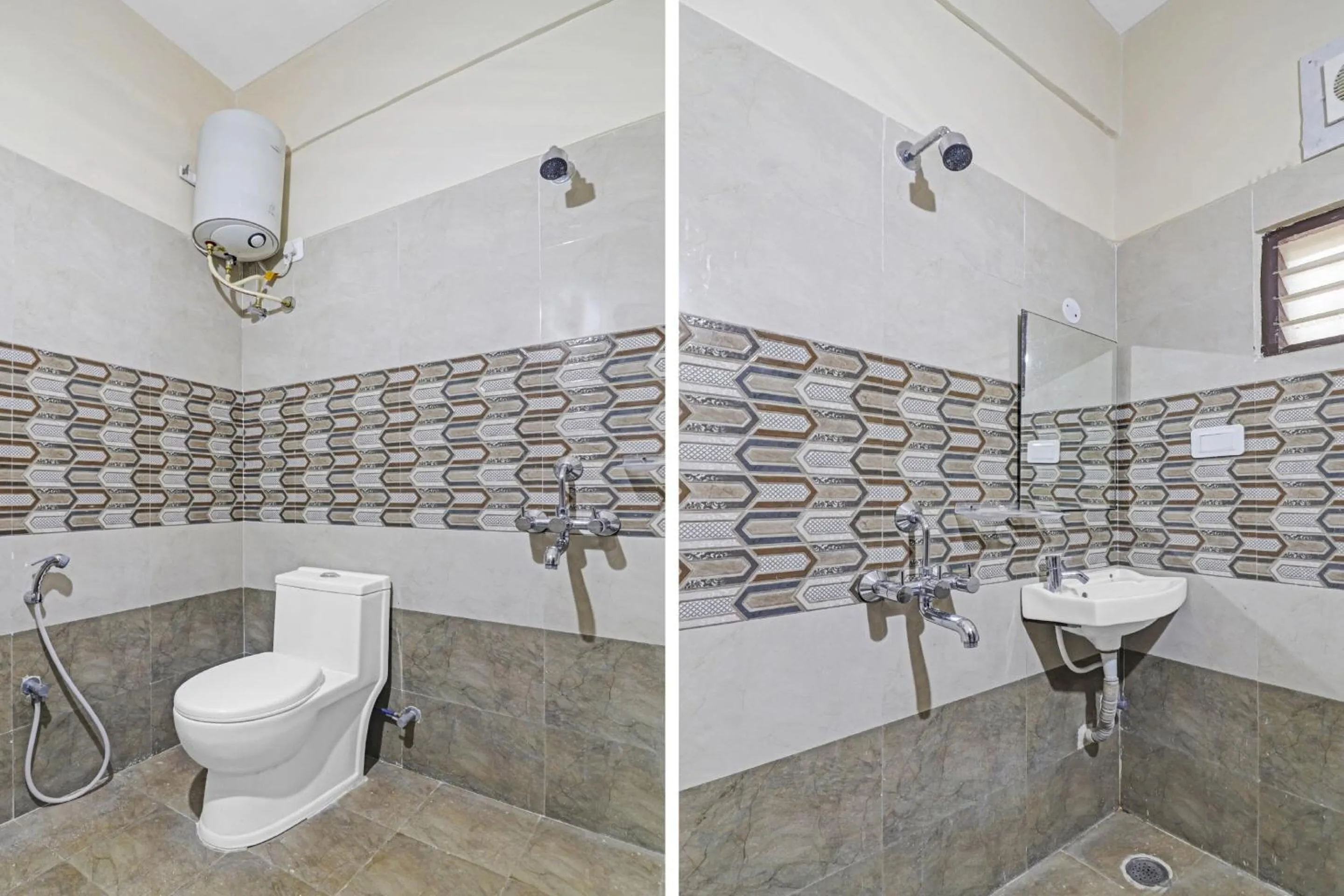 Bathroom in Collection O White House Near KIMS Kondapur