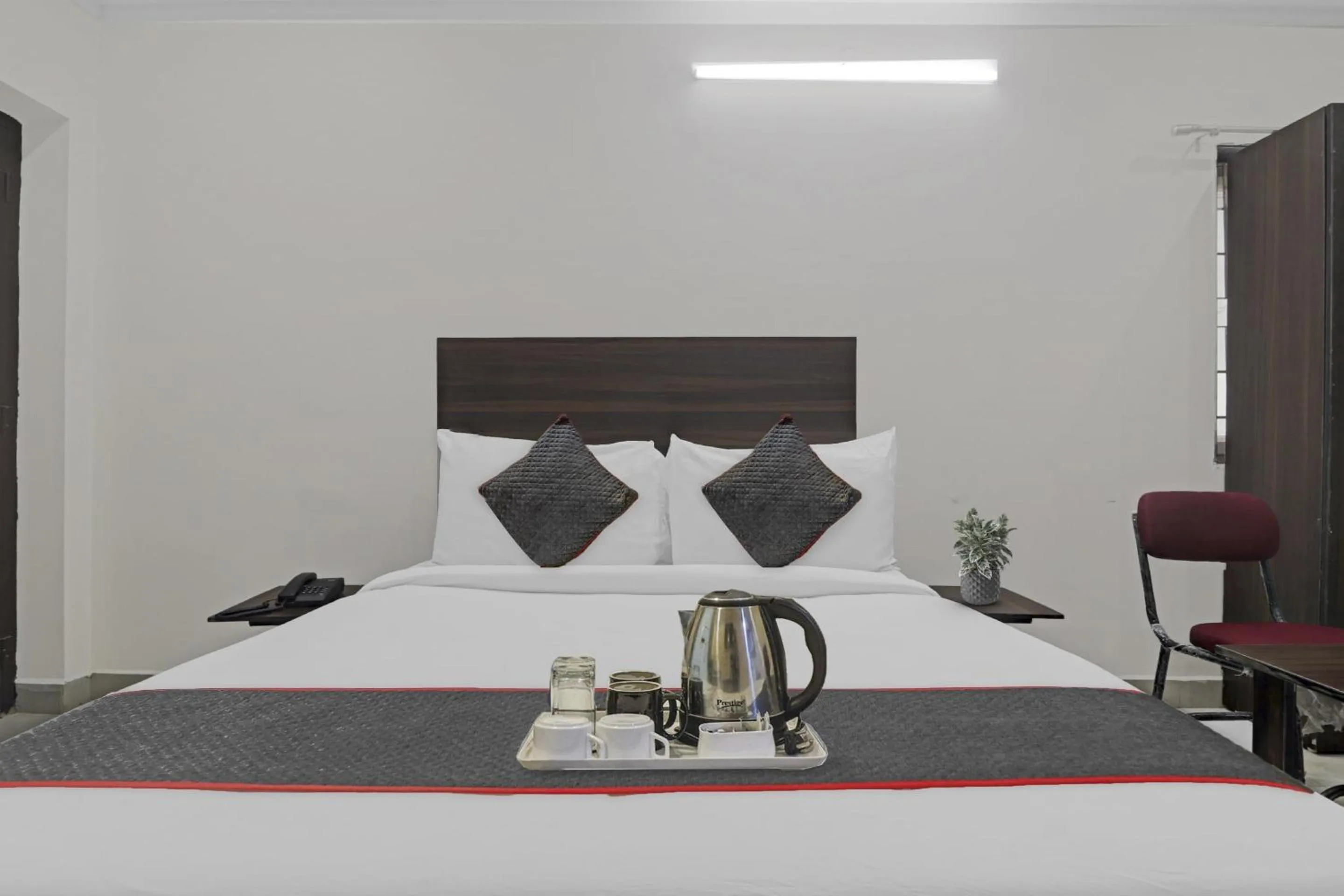 Bedroom, Bed in Collection O White House Near KIMS Kondapur