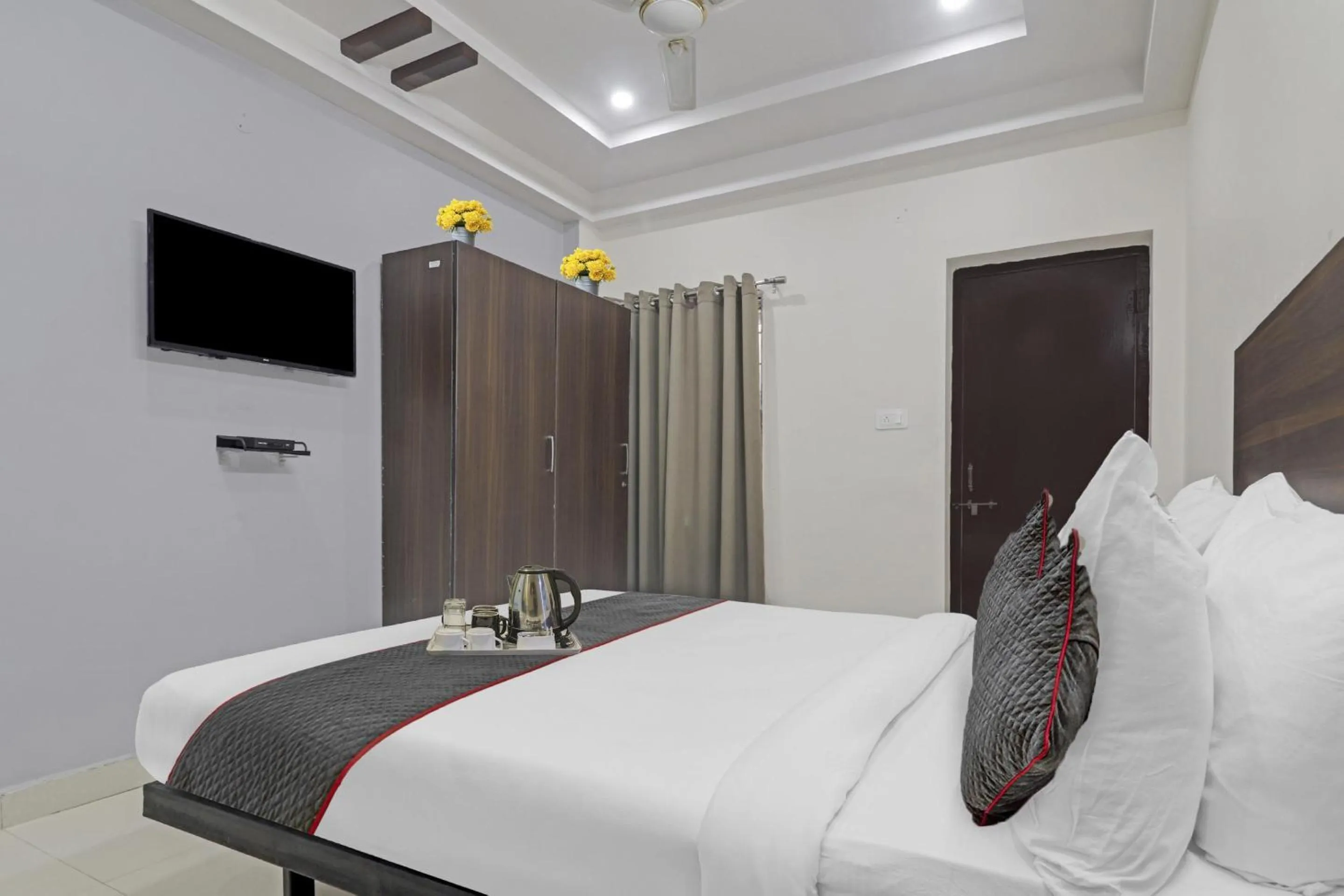 Bedroom, Bed in Collection O White House Near KIMS Kondapur