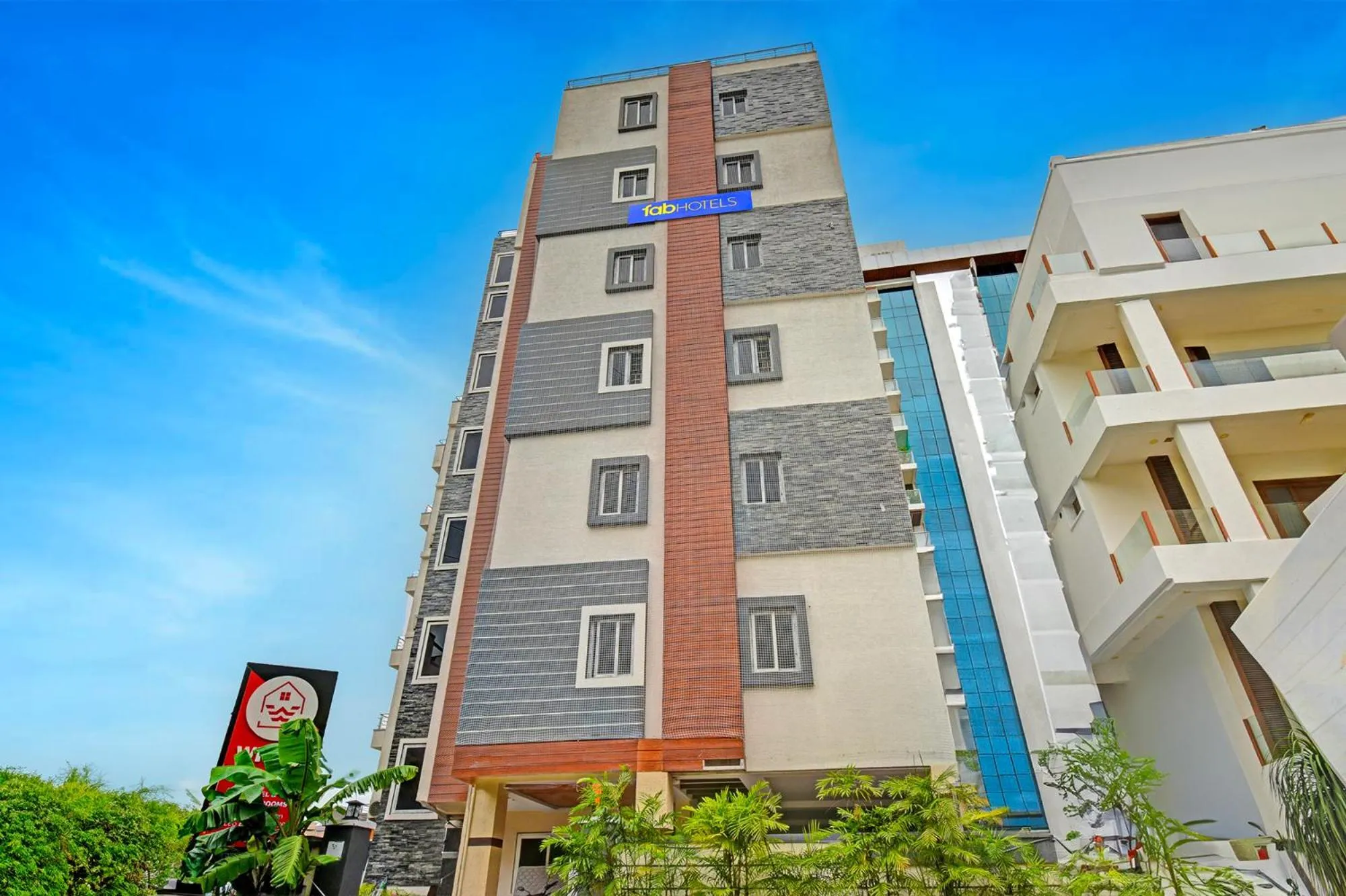 Property building in FabHotel White House Leo