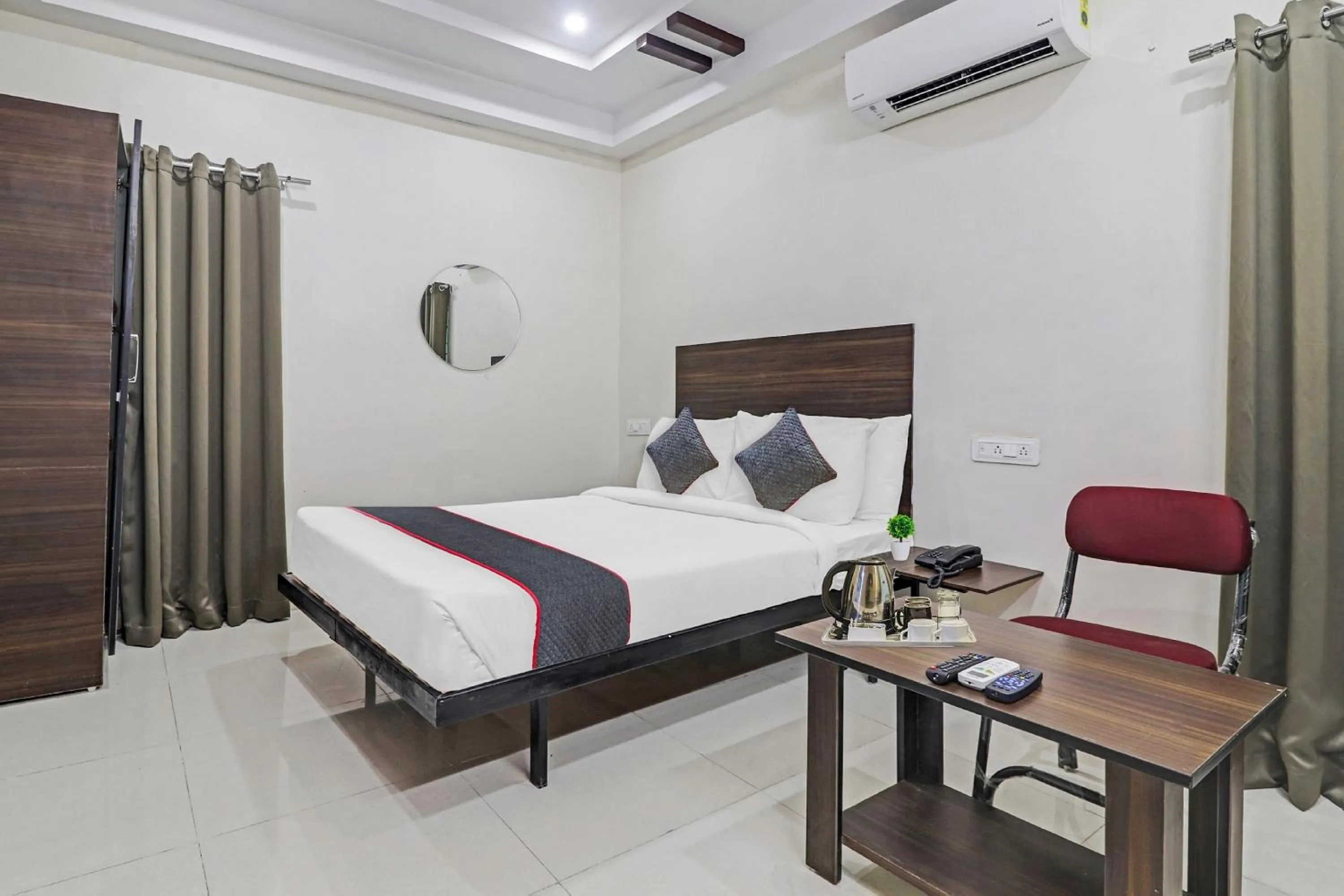 Bedroom, Bed in Collection O White House Near KIMS Kondapur