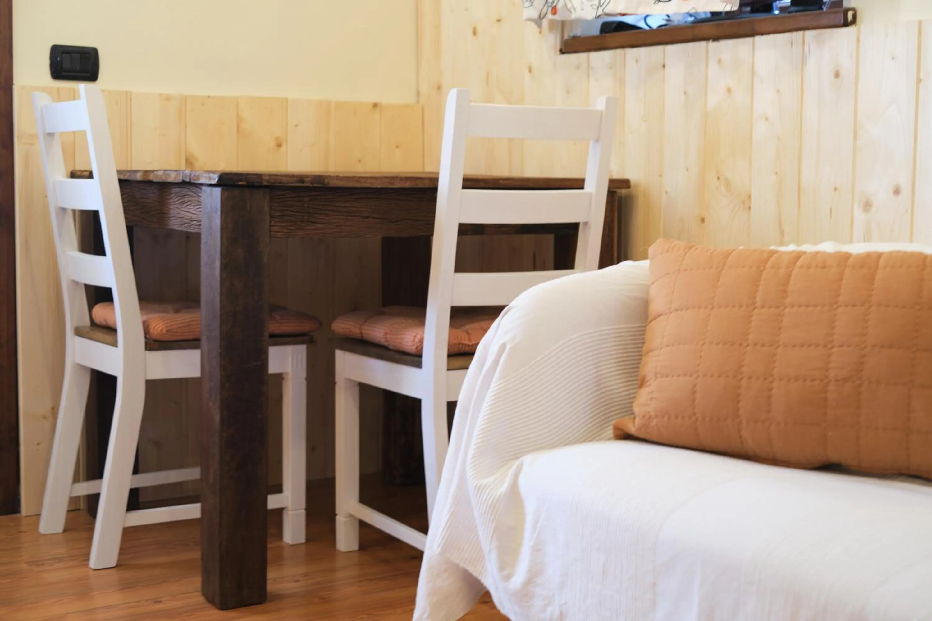 Living room, Bed in Casa Tomà