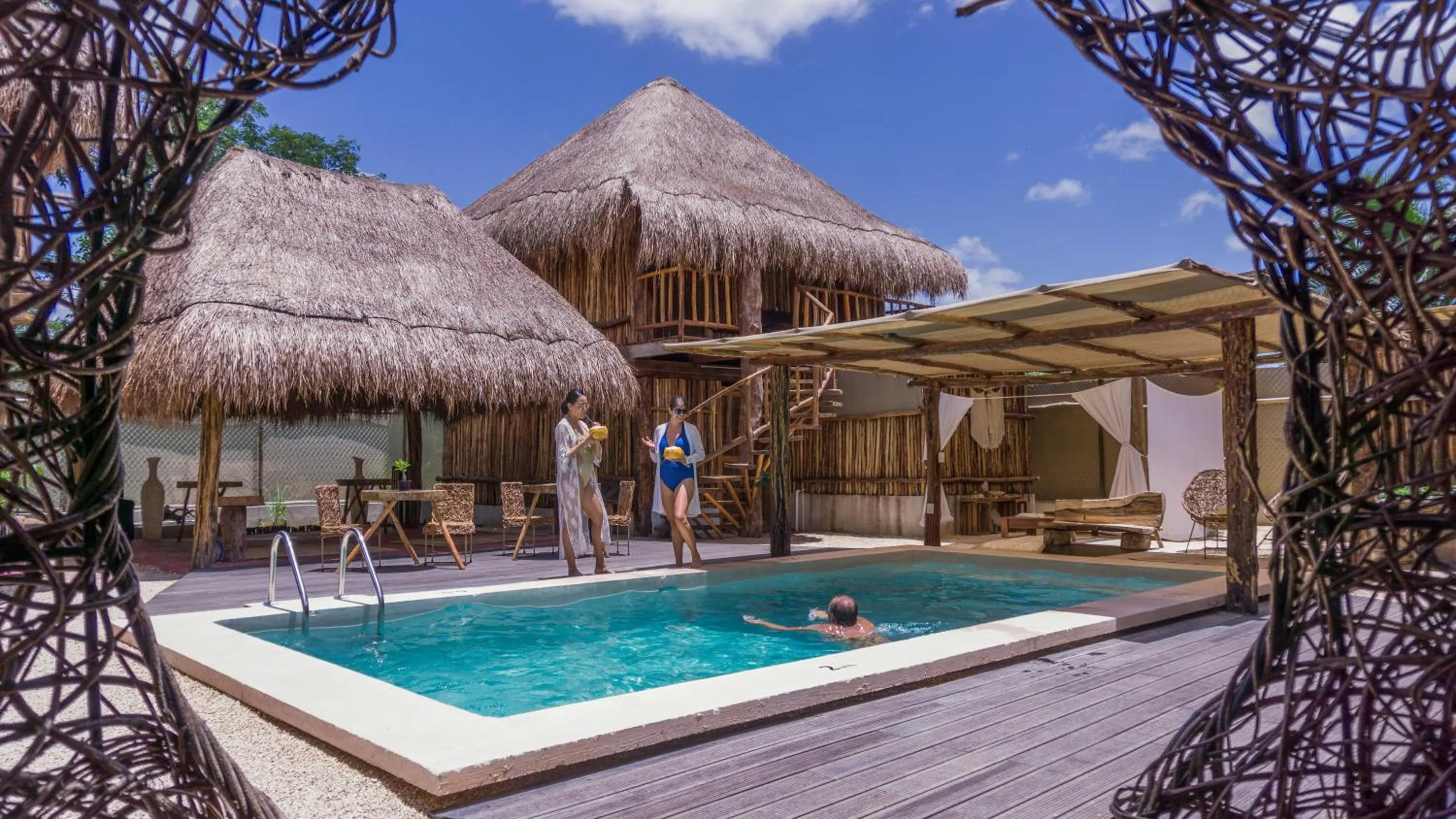 Swimming pool in Jungla y Estrellas