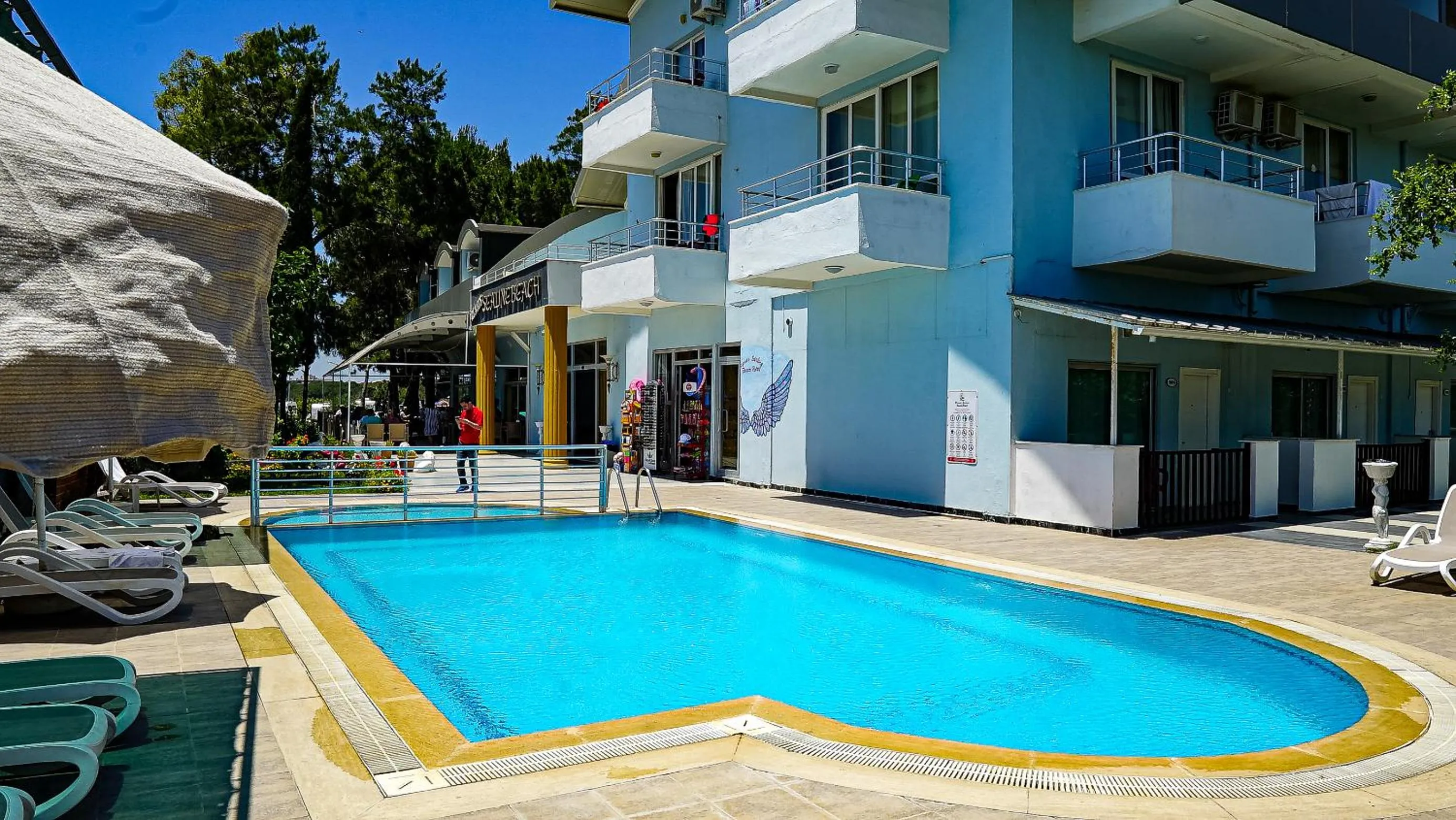 Property building in Prenses Sealine Beach Hotel