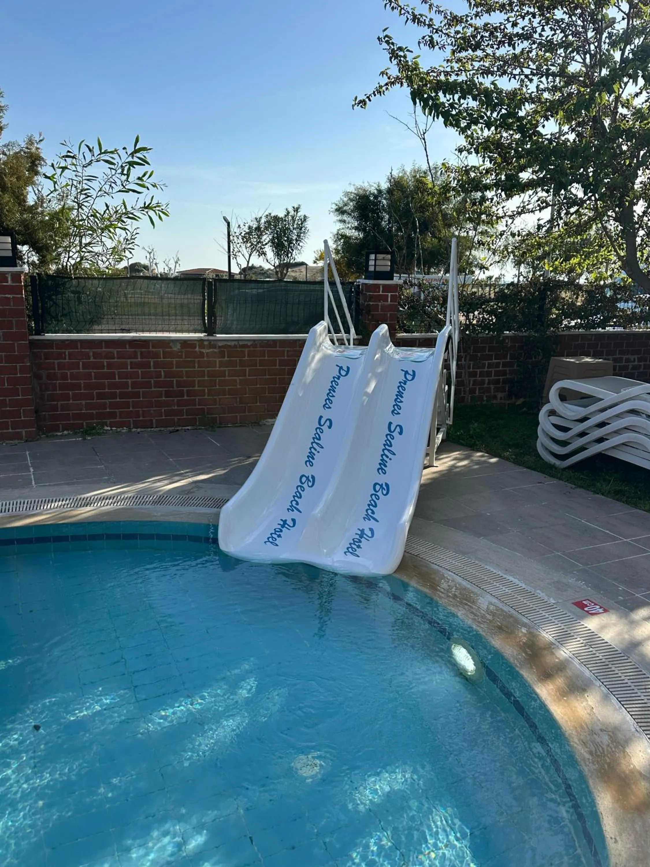 Pool view in Prenses Sealine Beach Hotel