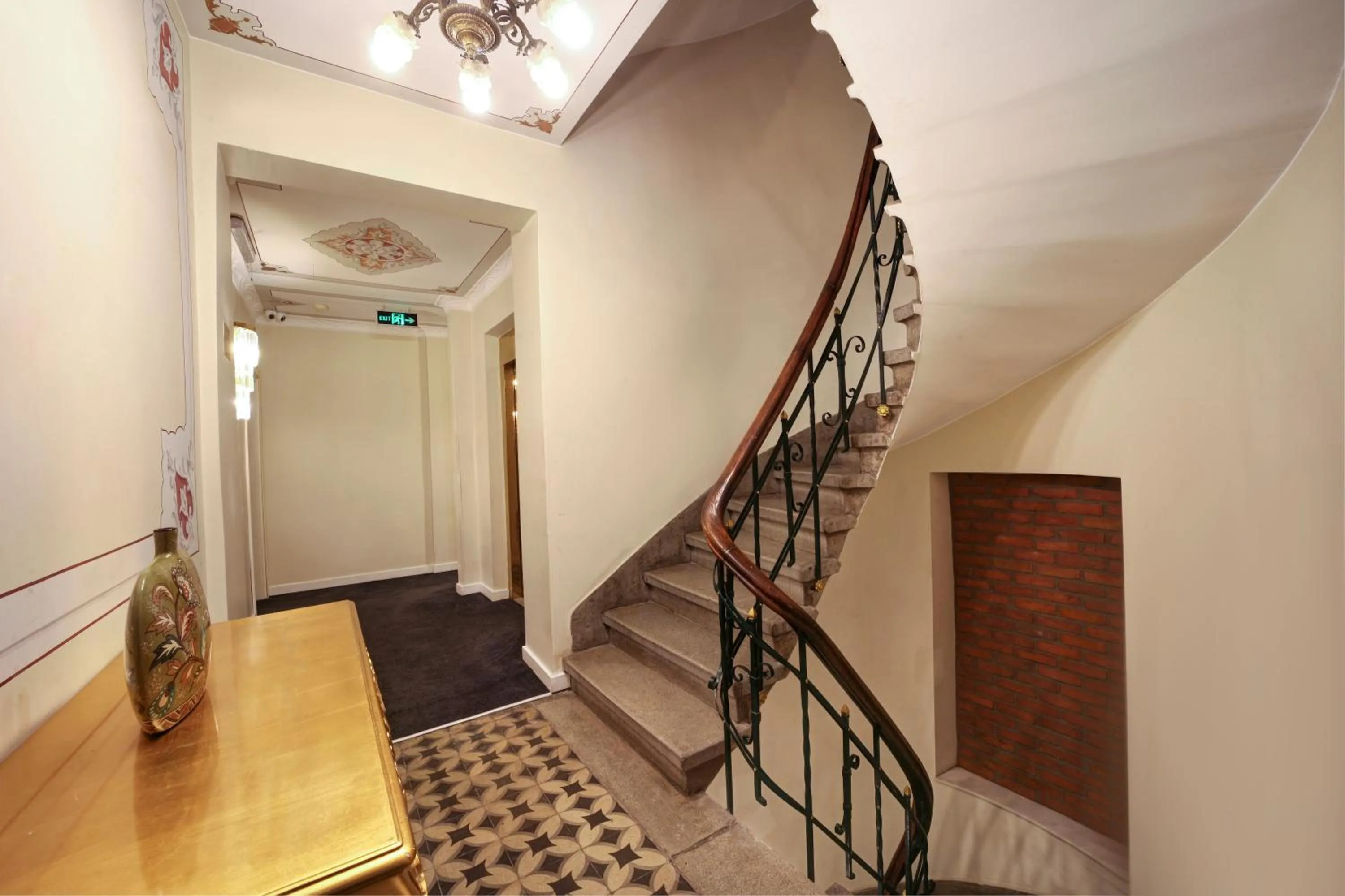 Decorative detail in Hotel Fresia Istanbul