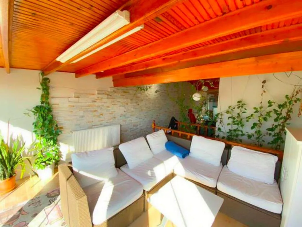 Seating area in Gafa Garden Hostel & Apartments - Great Location