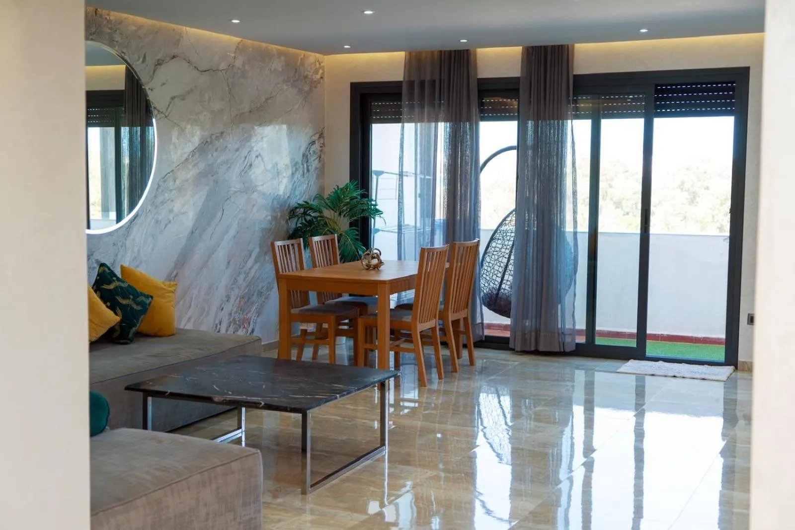 Luxury 3BR En-Suite Panoramic view & Terrace in Malabata