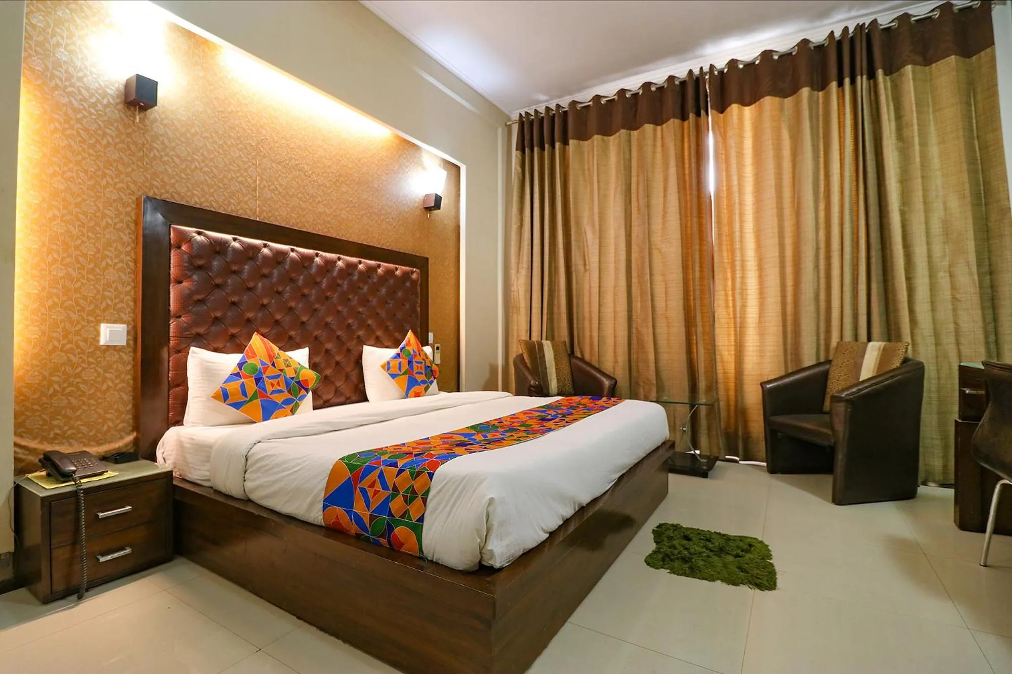 Bed in FabExpress Llyod Residency