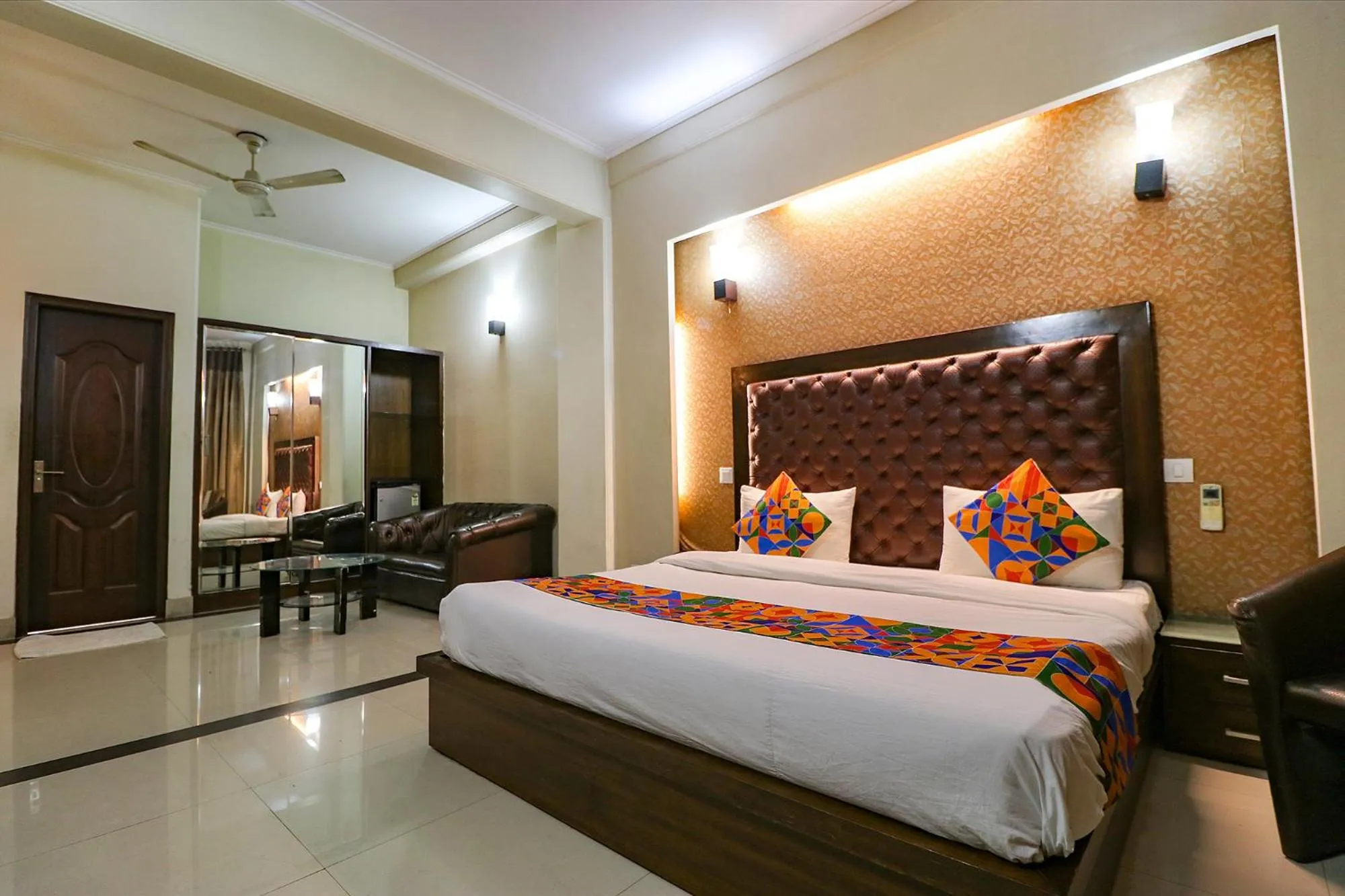 Bed in FabExpress Llyod Residency