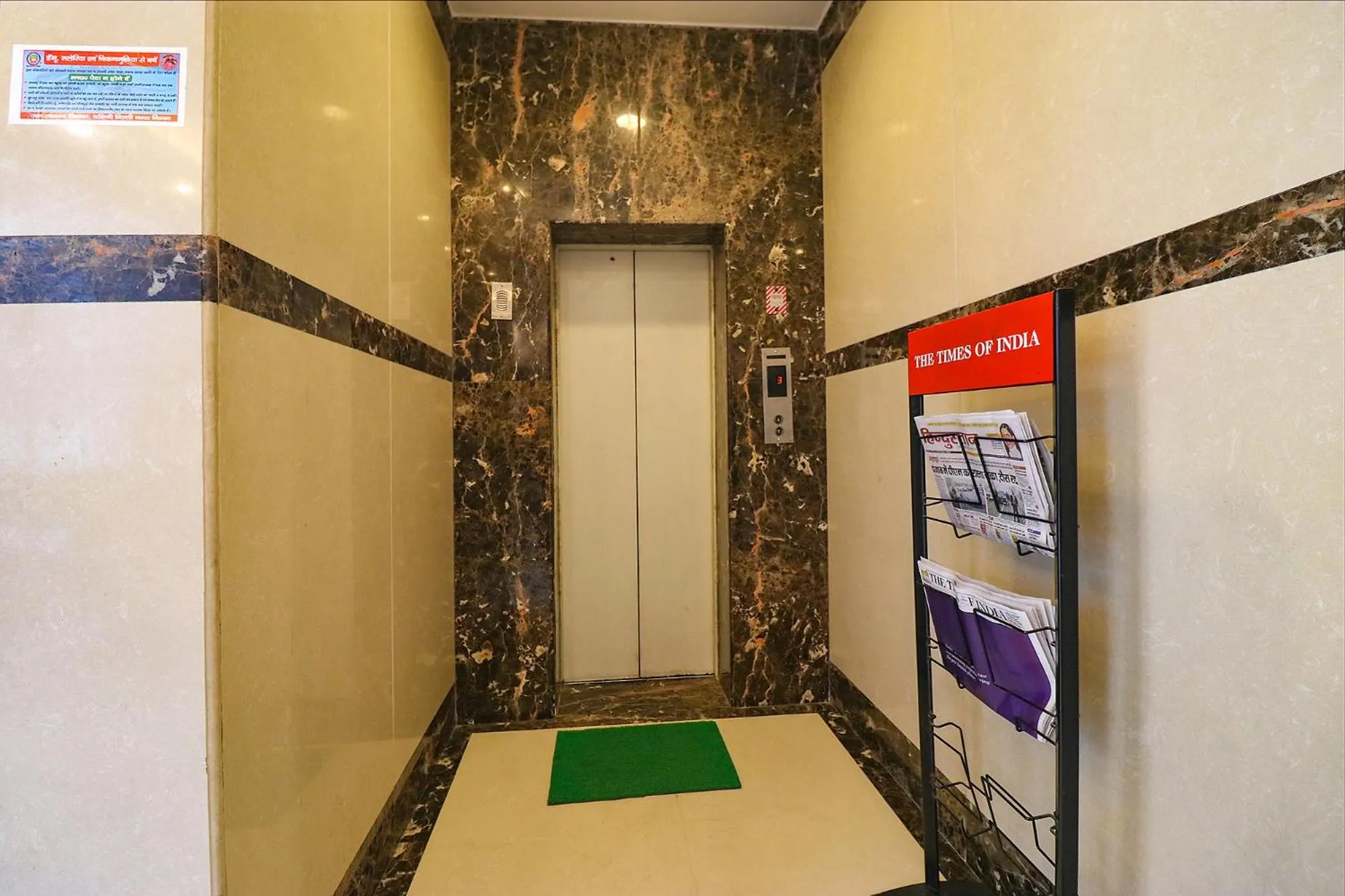 elevator in FabExpress Llyod Residency
