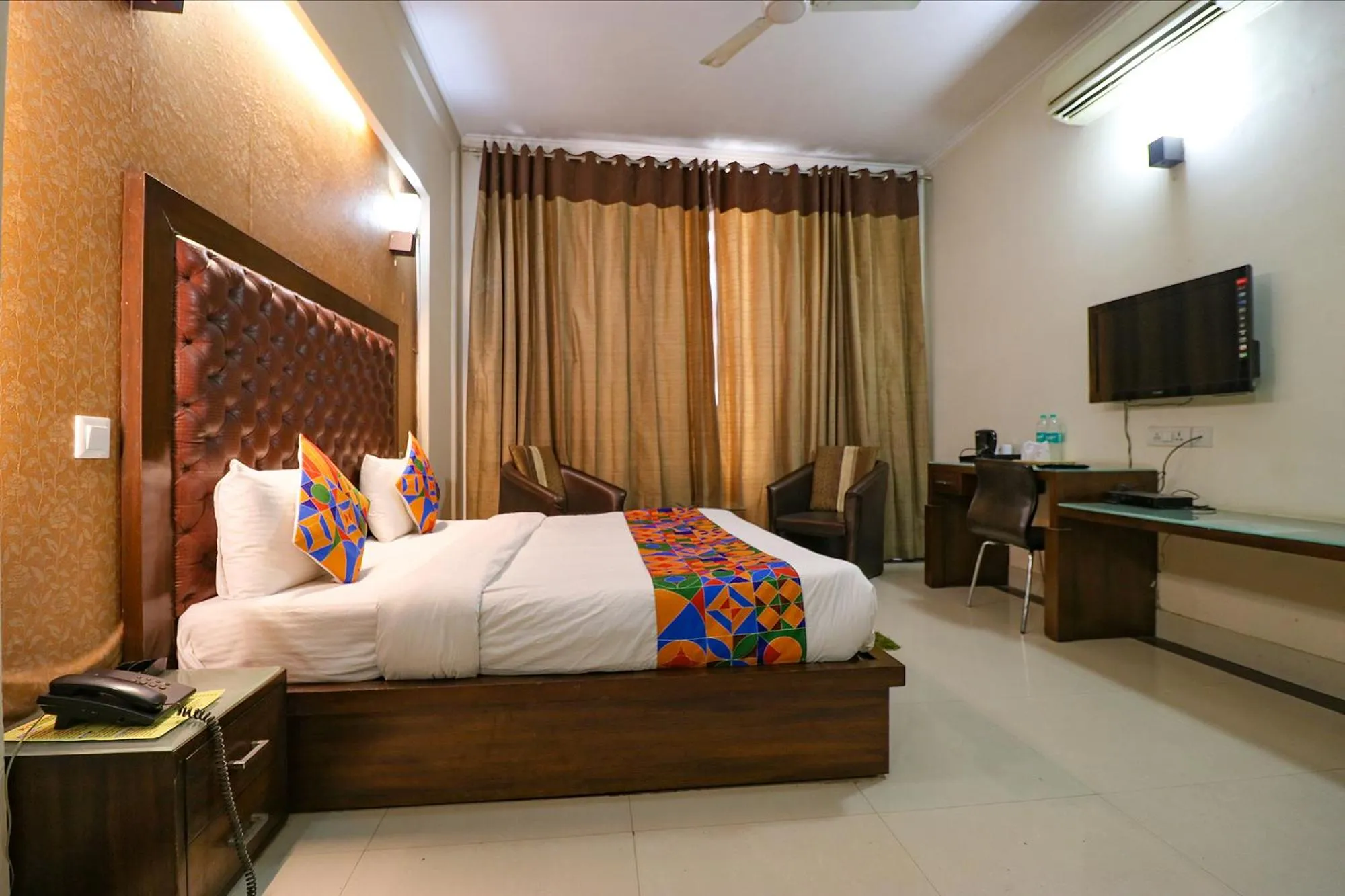 Bed in FabExpress Llyod Residency