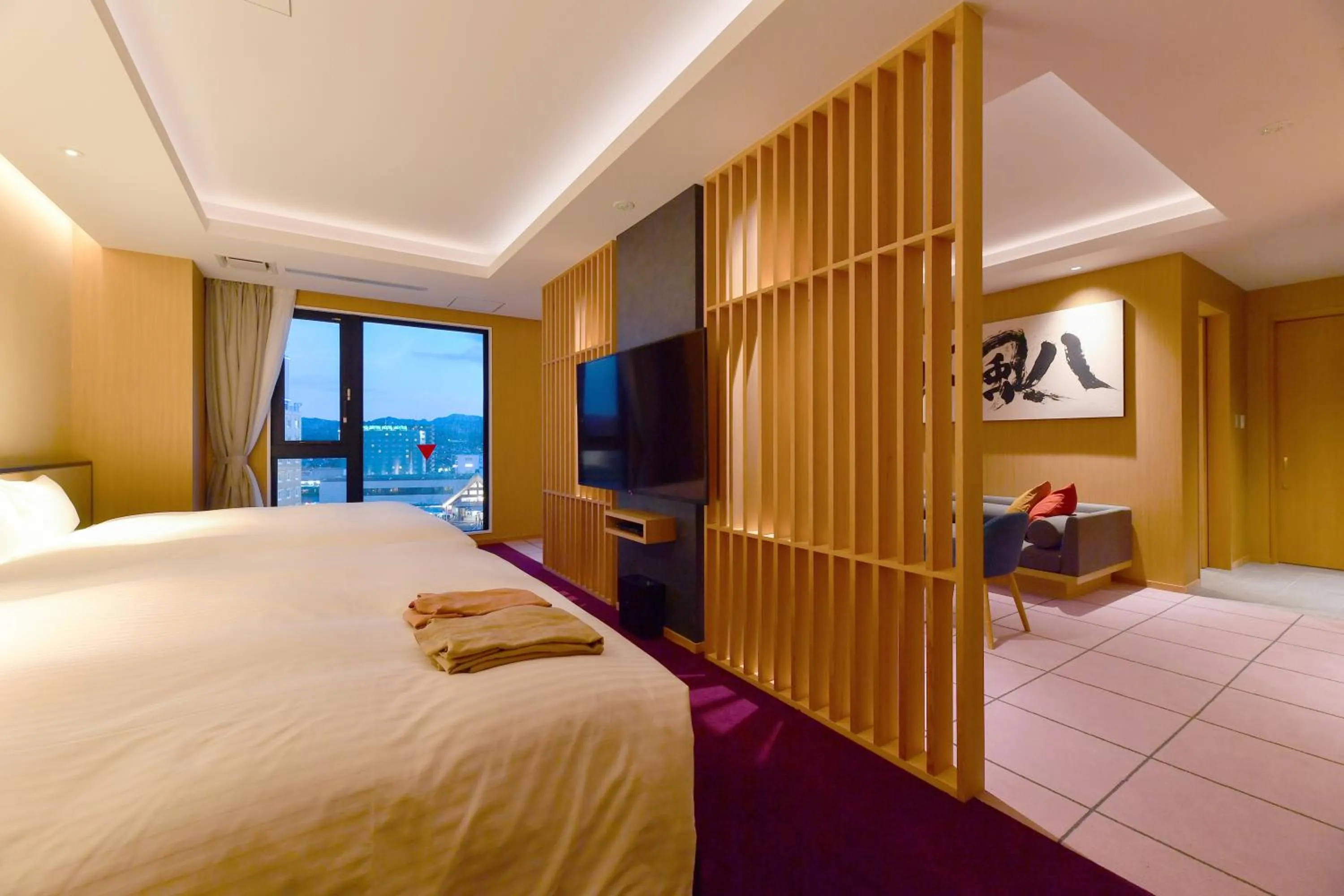 Photo of the whole room, Bed in The Centurion Hotel & Spa Classic Izumo