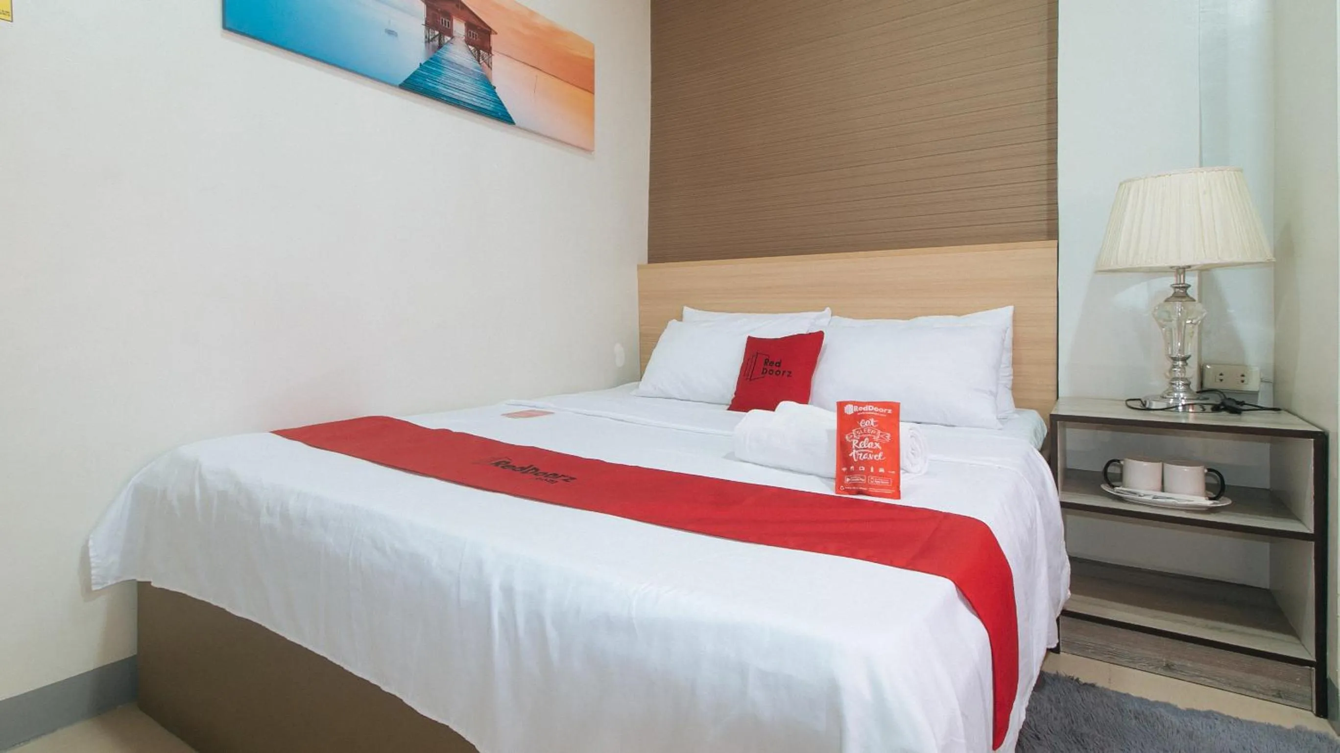 Photo of the whole room, Bed in RedDoorz Hostel @ St. Paul Village LapuLapu