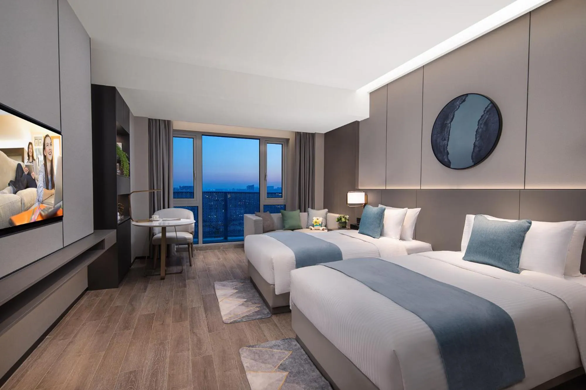 Bedroom, Bed in Somerset Daxing Beijing